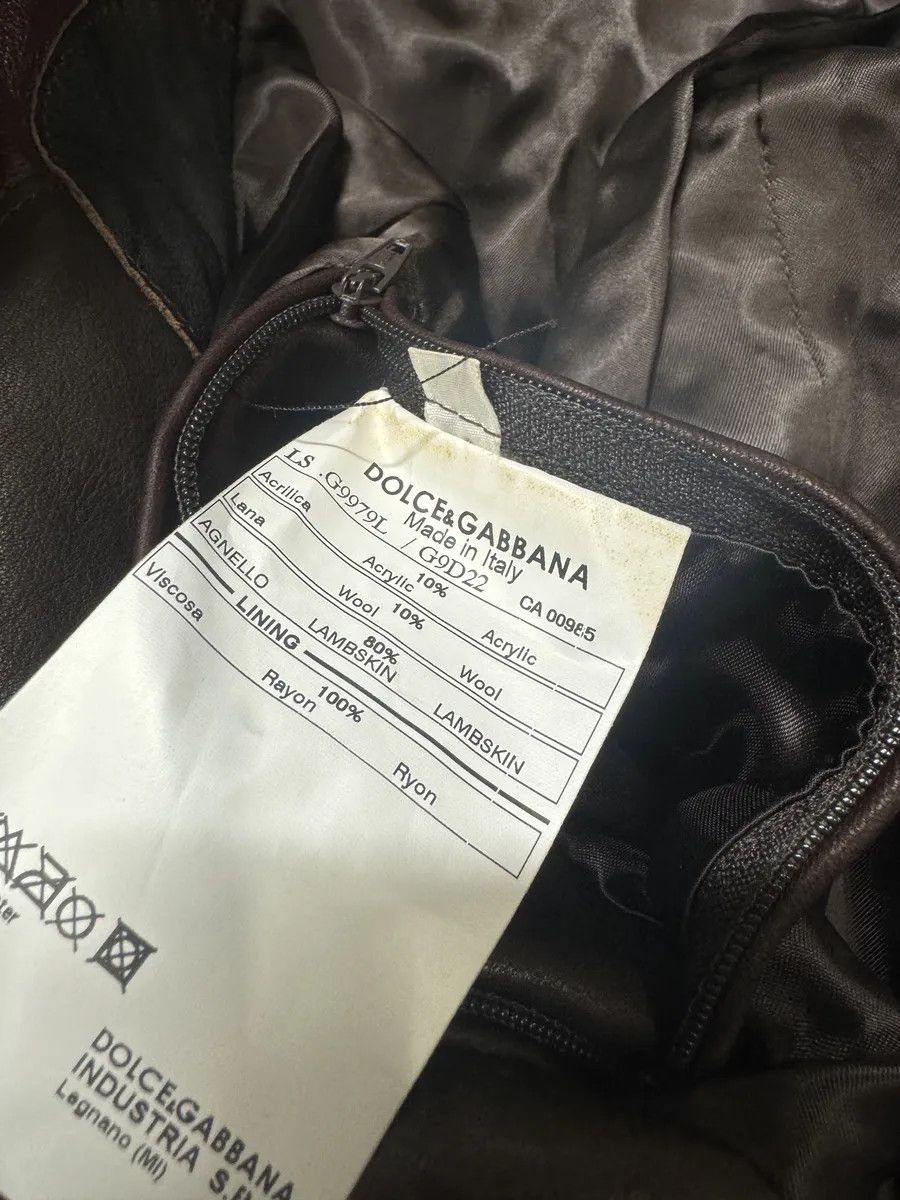 Dolce & Gabbana AW2008 Dolce & Gabbana Patchwork Circle Burgundy Leather Jacket Size US S / EU 44-46 / 1 - 13 Thumbnail