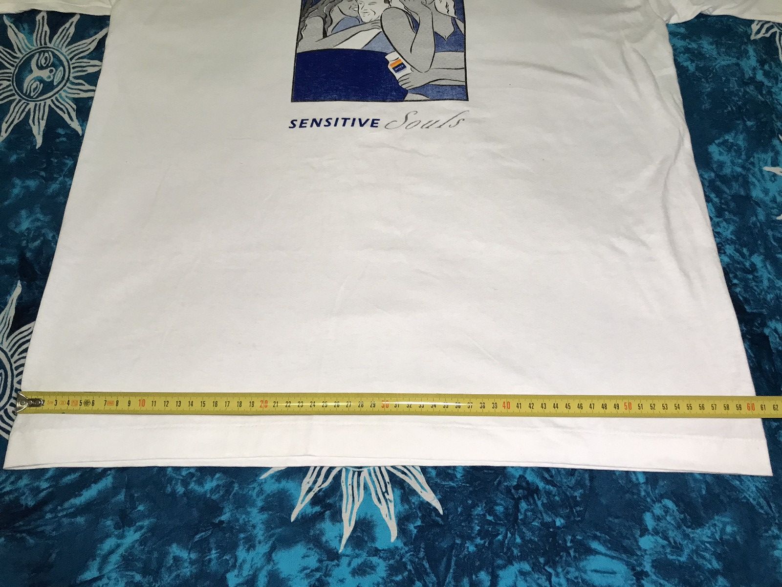 Other Vintage Y2K 90s NIVEA Sensitive Souls Screen Stars T-shirt Size US XL / EU 56 / 4 - 17 Thumbnail