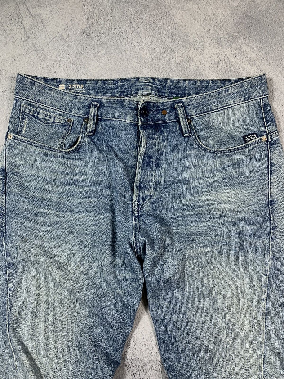 G-Star × Vintage Vintage Y2K G-star Scutar tapered jeans streetwear size 34 Size US 34 / EU 50 - 3 Thumbnail