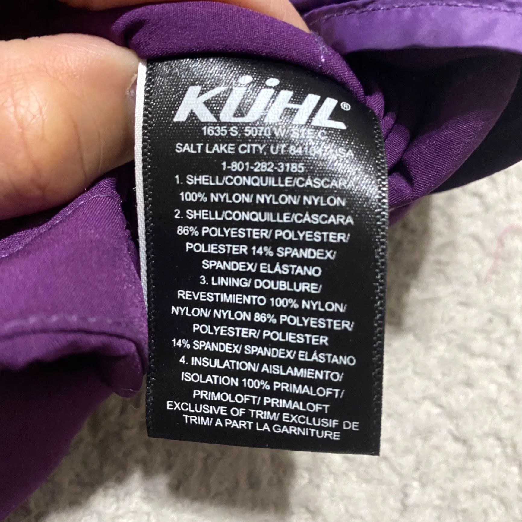 Vintage Kuhl Vest Womens Medium Purple Quilted Full Zip Pockets Bodywarmer Insulated Winter Fall Casual Mid-Length Size M / US 6-8 / IT 42-44 - 5 Thumbnail