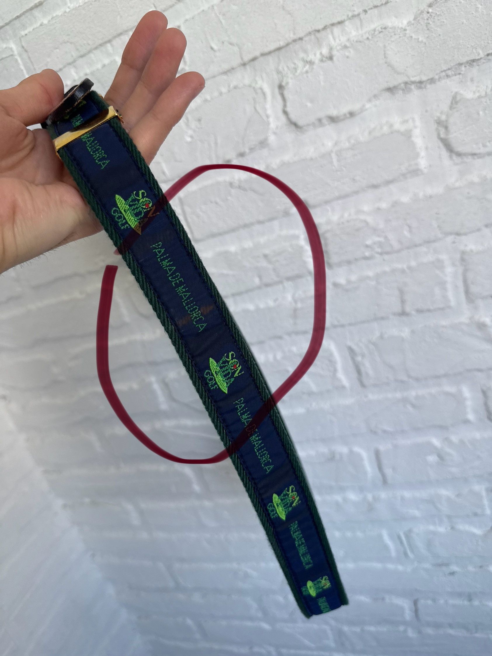 Burberry Vintage Burberrys Golf Belt Son Vida Palma De Mallorca Size ONE SIZE - 5 Thumbnail