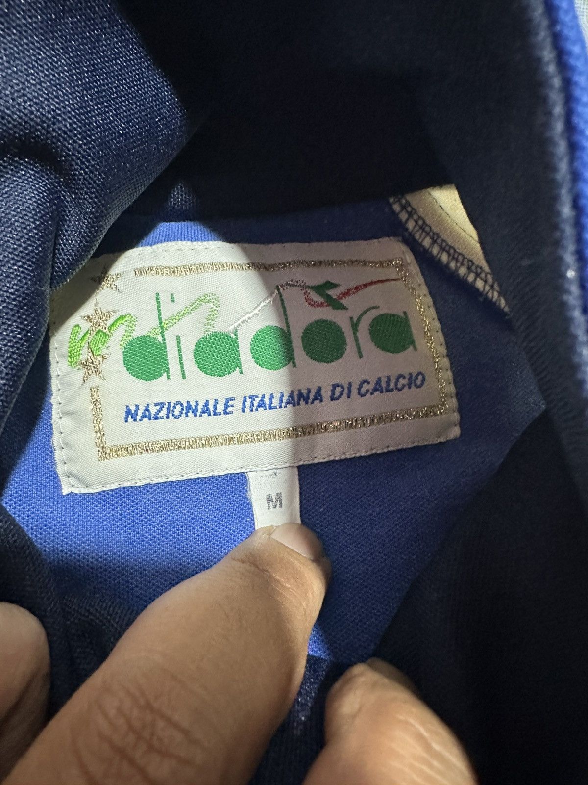 Vintage Vtg 90s Diadora Italy national team tractop jacket Size US M / EU 48-50 / 2 - 3 Thumbnail