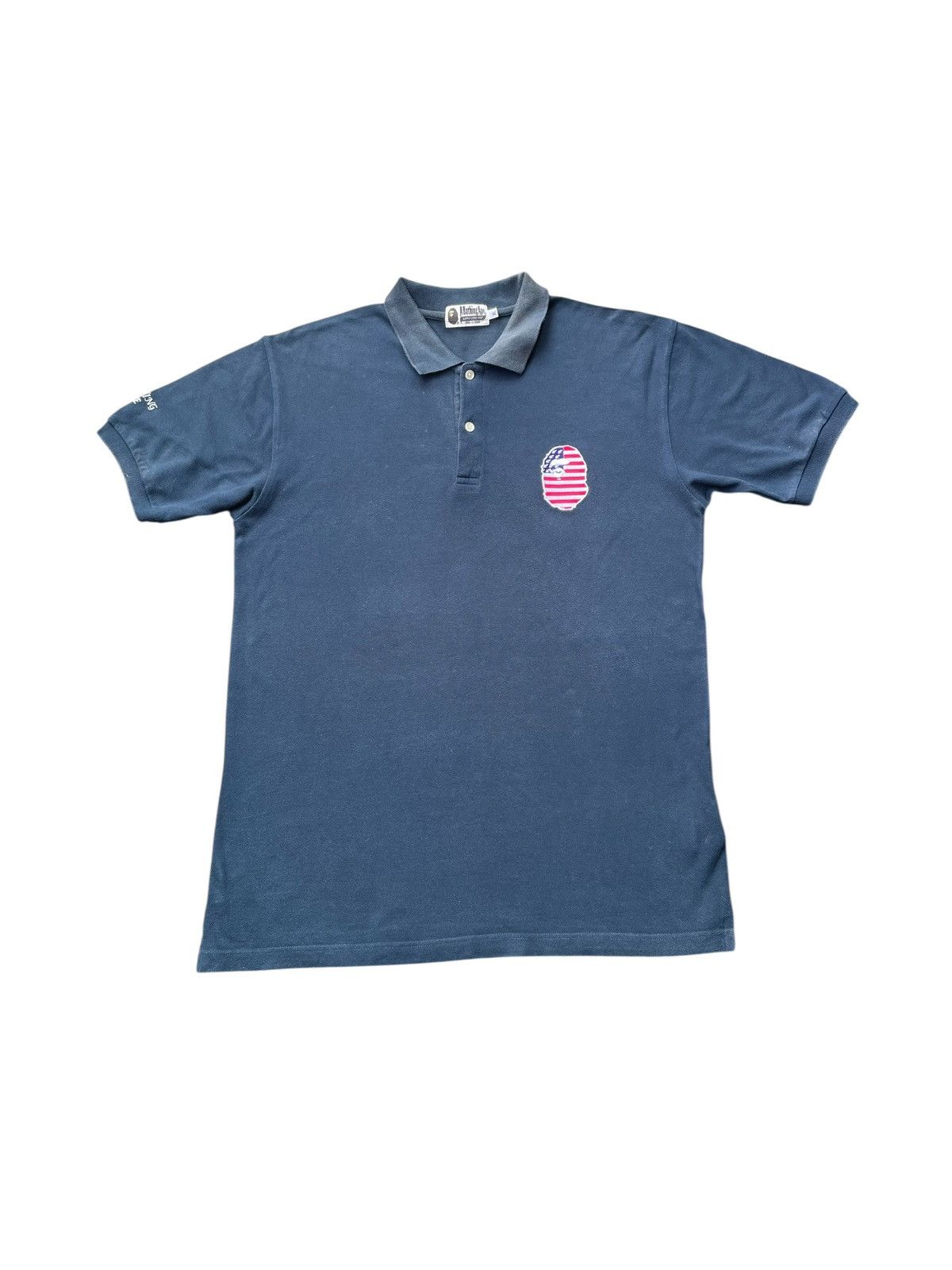 Vintage Bape Polo Tshirt