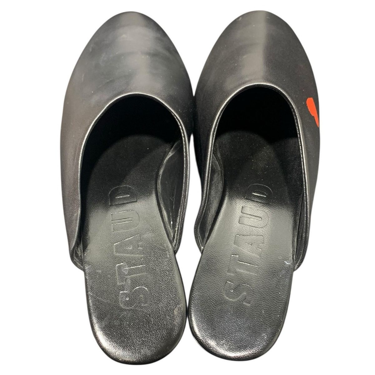 Staud STAUD Custom Abby Slipper Black with Heart SZ 38 EUR, 8 US Size US 8 / IT 38 - 4 Thumbnail