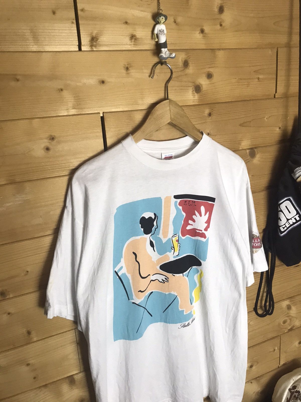 Vintage Vintage 90’s Stella Artois t-shirt Size US L / EU 52-54 / 3 - 2 Thumbnail