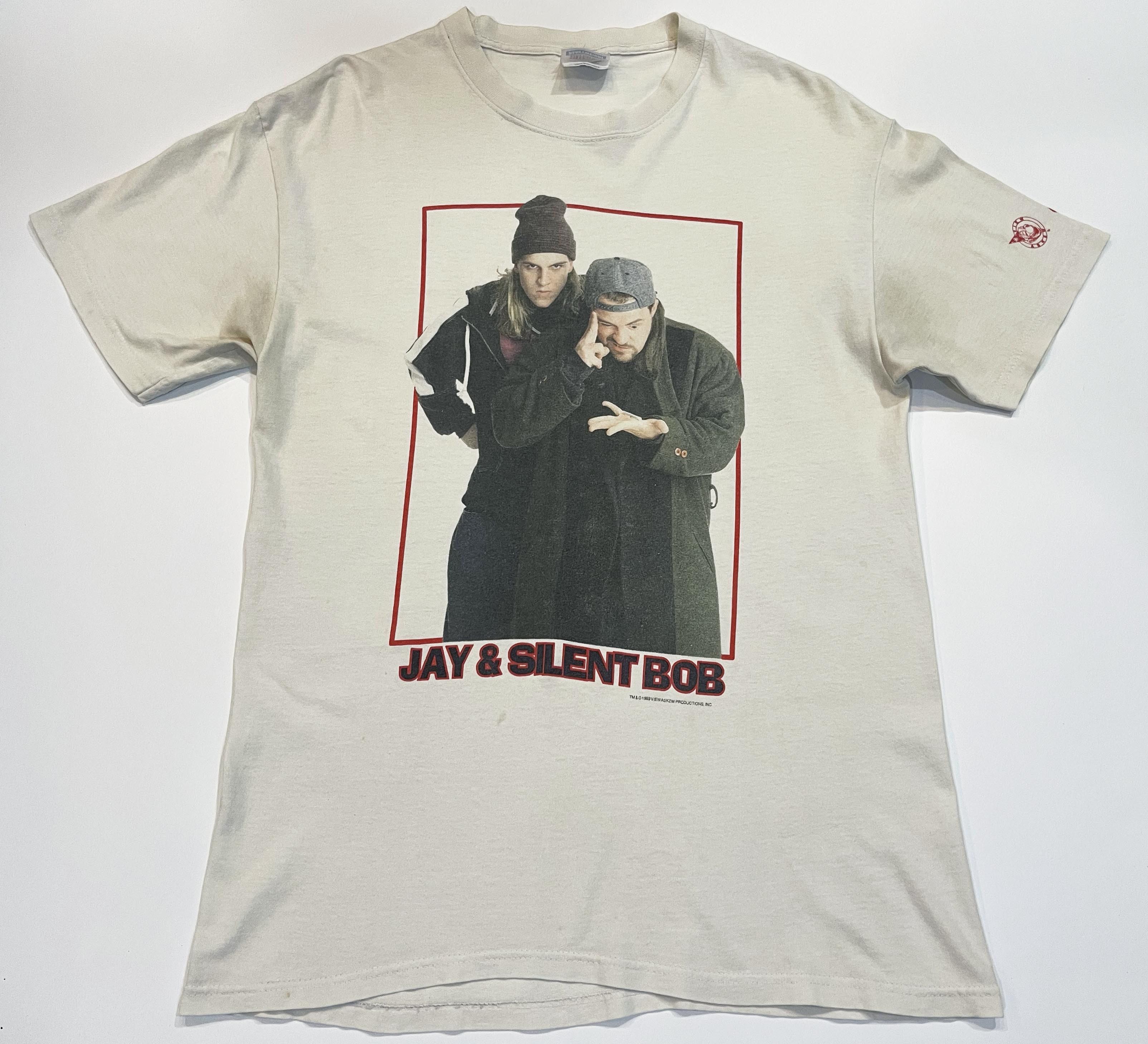 Hanes × Vintage Vintage Hanes Jay&Silent Bob Movie Promo View Askew T-Shirt Size US M / EU 48-50 / 2 - 1 Thumbnail