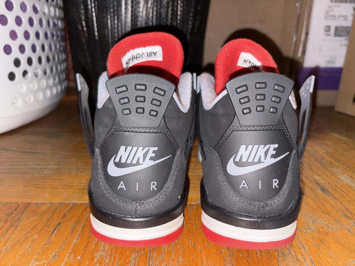 Jordan Brand Jordan Retro Bred 4’s- Gradeschool (GS) Size US 6 / IT 36 - 5 Thumbnail