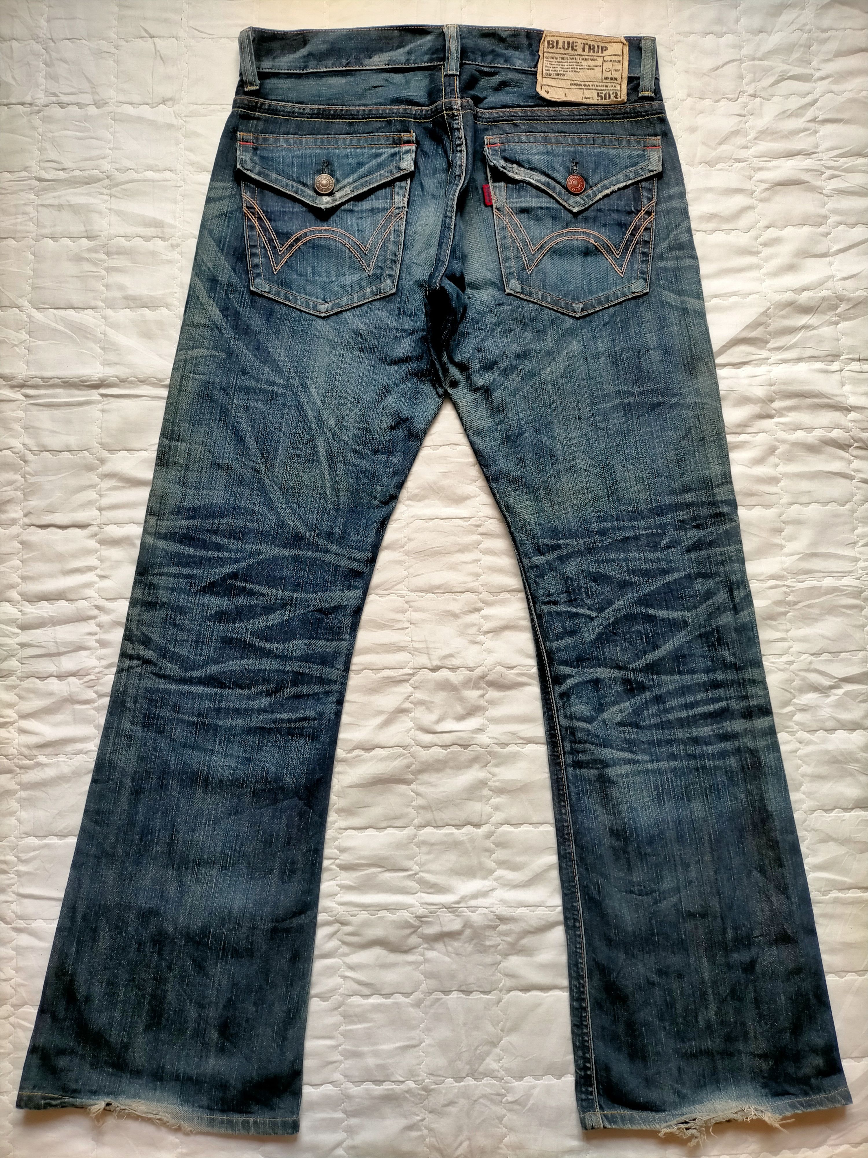 Edwin Flare Jeans Edwin 503 Japan Boot cut denim Size US 33 - 1 Thumbnail