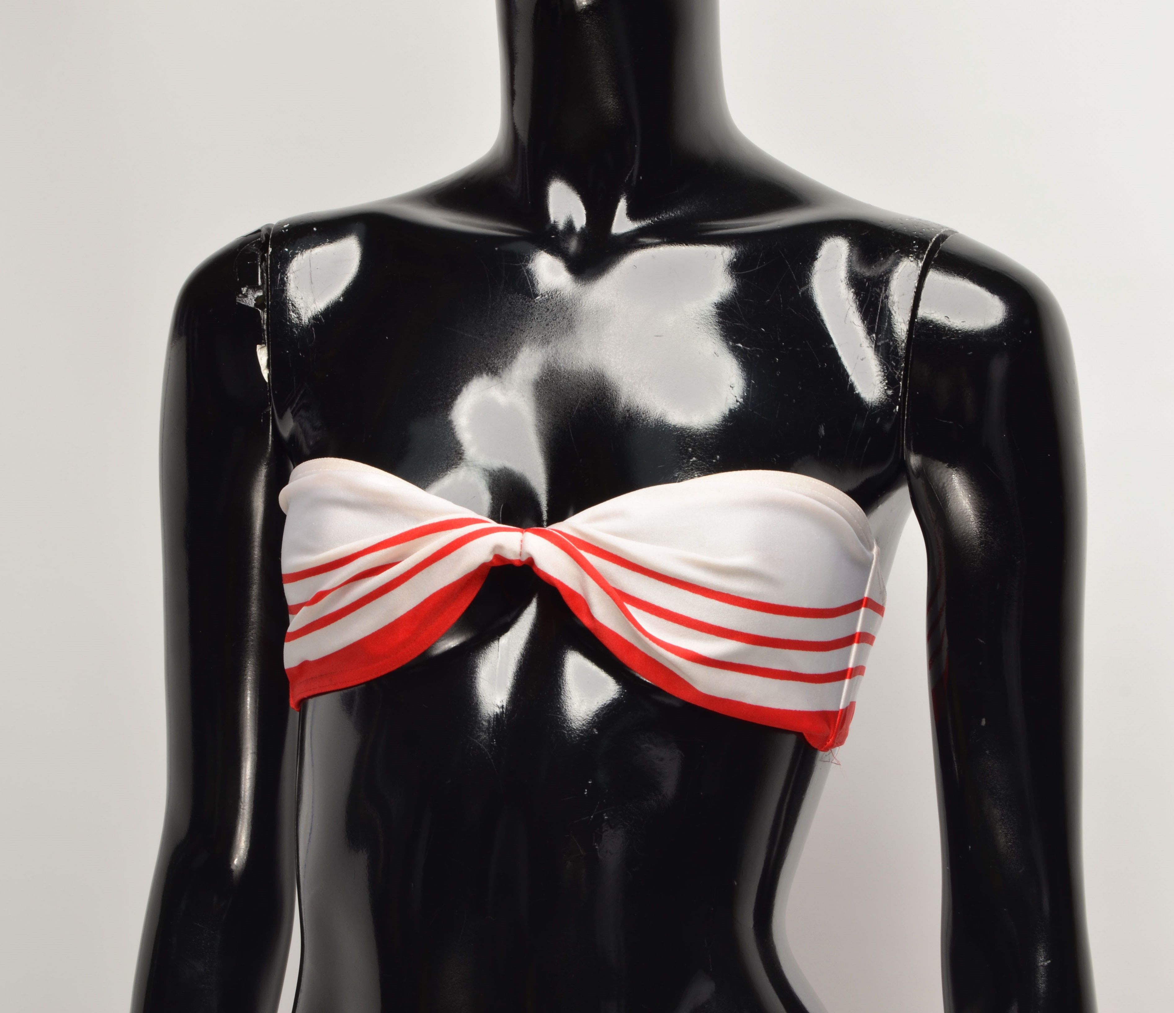 Krizia Vintage Krizia 80's Striped Bikini Swimwear Set Beachwear Size ONE SIZE - 3 Thumbnail
