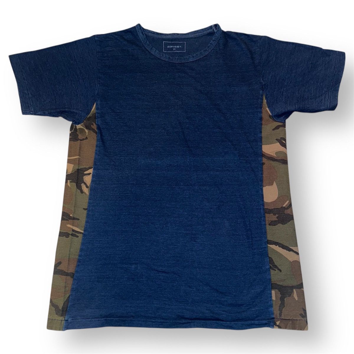 Japanese Brand × Sophnet. SOPHNET. Camouflage Side Panel Indigo Tee Size US M / EU 48-50 / 2 - 4 Thumbnail