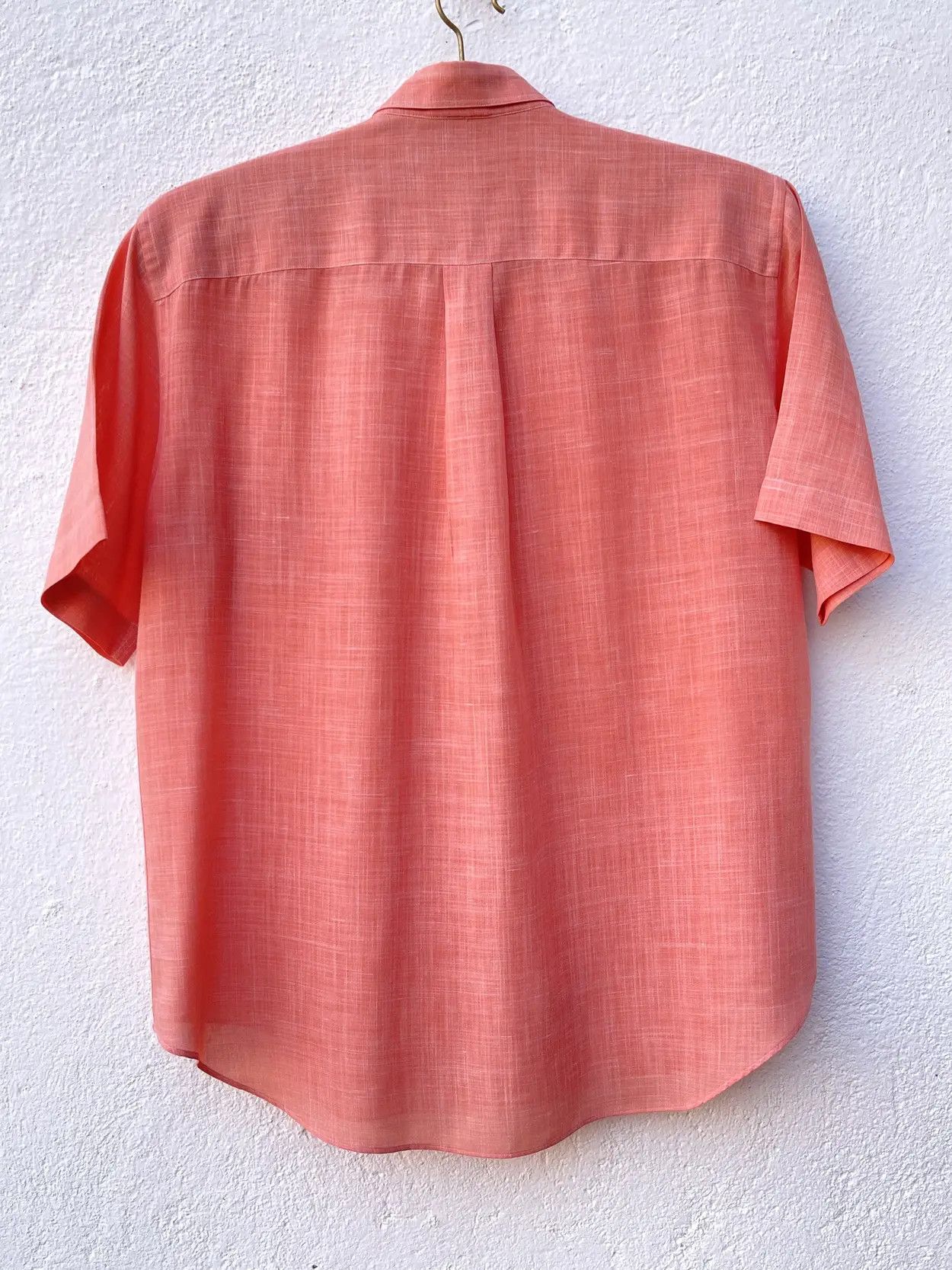Burberry 🔥linen pink salmon Burberry tshirt shirt Size xl Size US XL / EU 56 / 4 - 7 Thumbnail