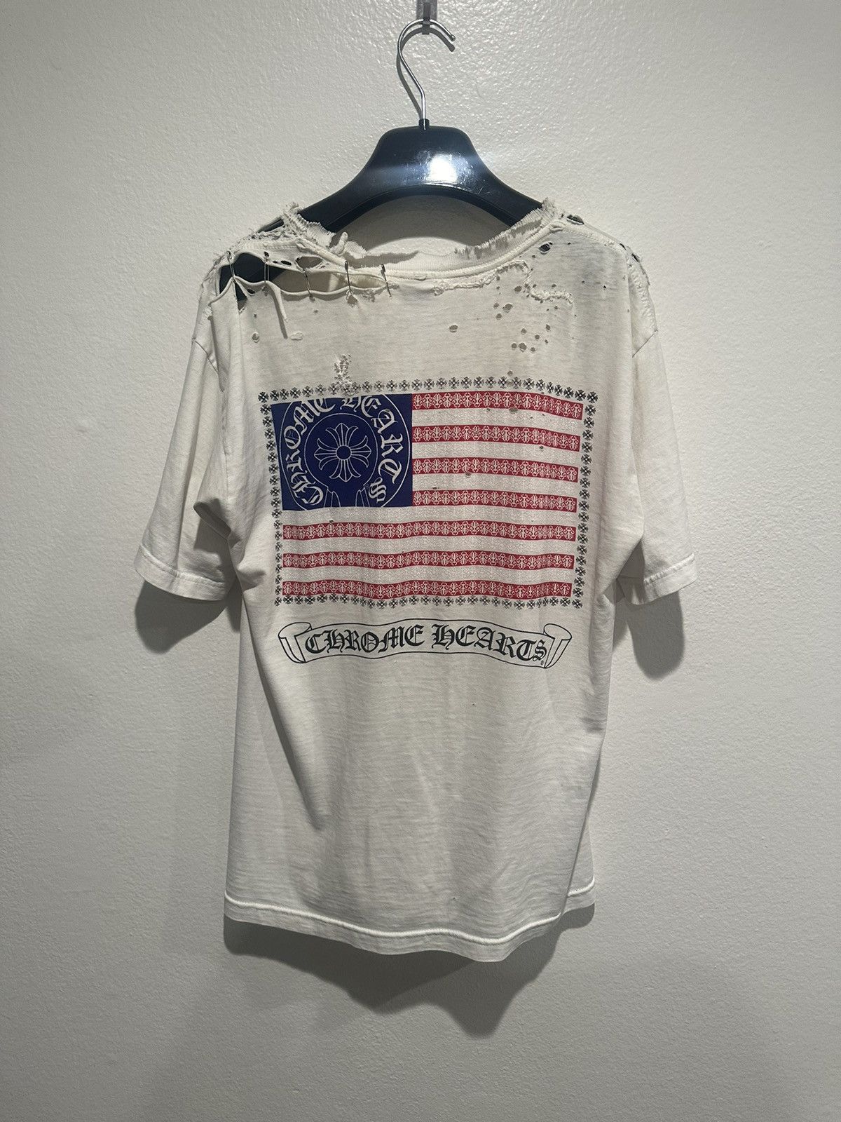 CH Vintage Thrashed American Flag Tee