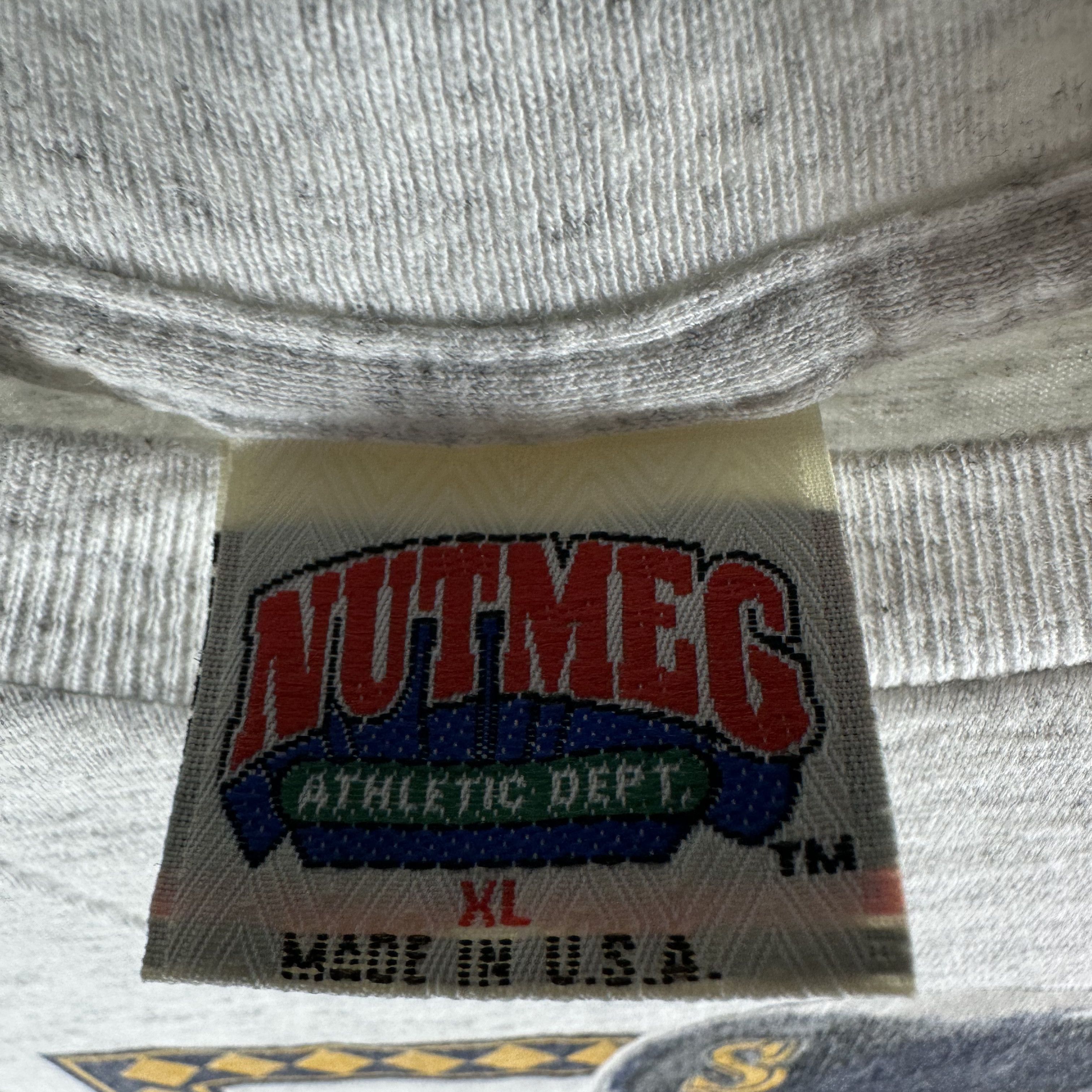 Vintage 1992 Ken Griffey Jr Seattle Mariners MLB Nutmeg T-Shirt Size US L / EU 52-54 / 3 - 5 Thumbnail
