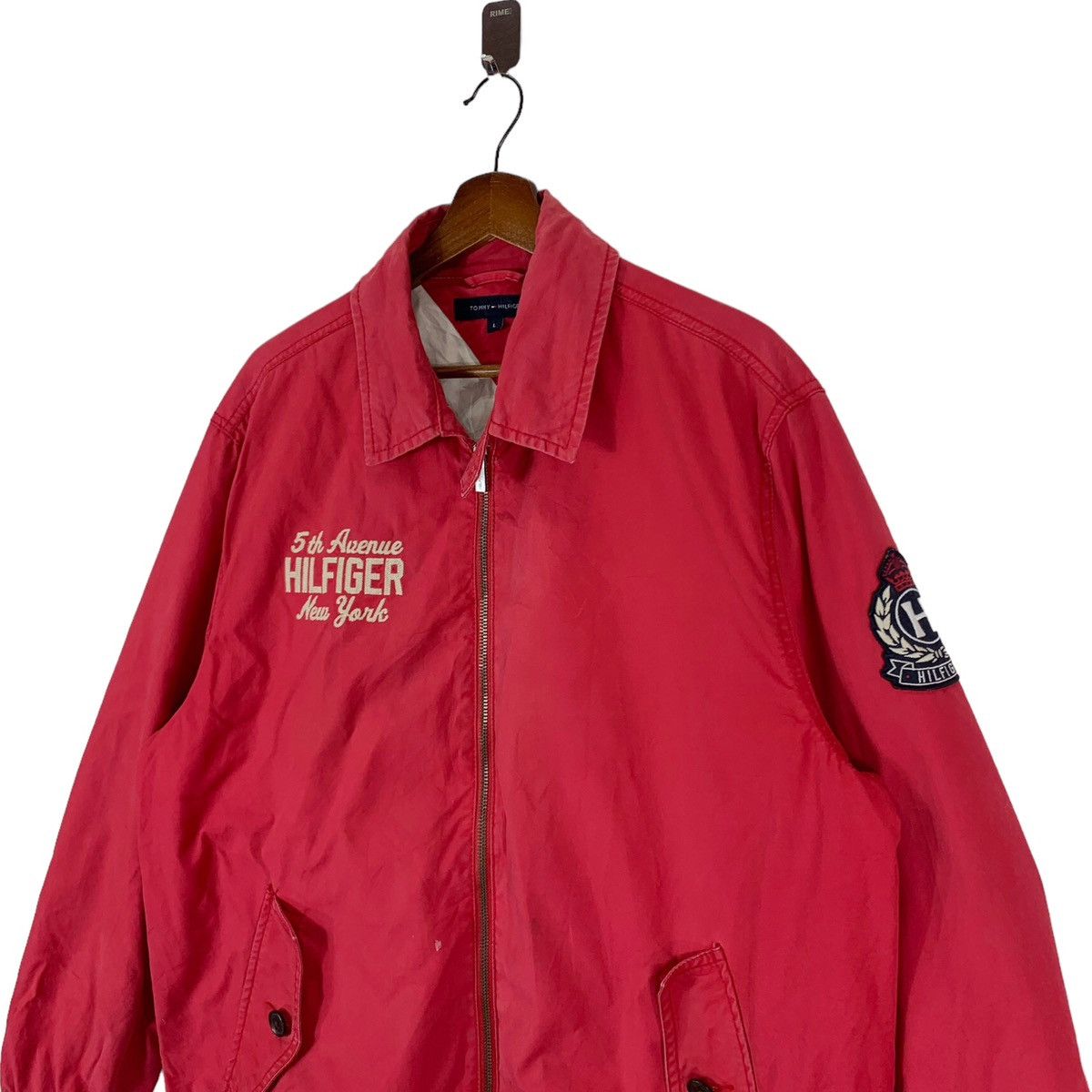 Tommy Hilfiger VINTAGE TOMMY HILFIGER COTTON ZIPPER JACKET Size US L / EU 52-54 / 3 - 3 Thumbnail