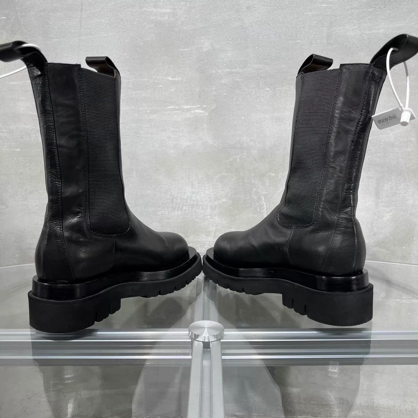 Bottega Veneta BV Black Mid-Calf Boots 36.5 Size US 6 / IT 36 - 5 Thumbnail