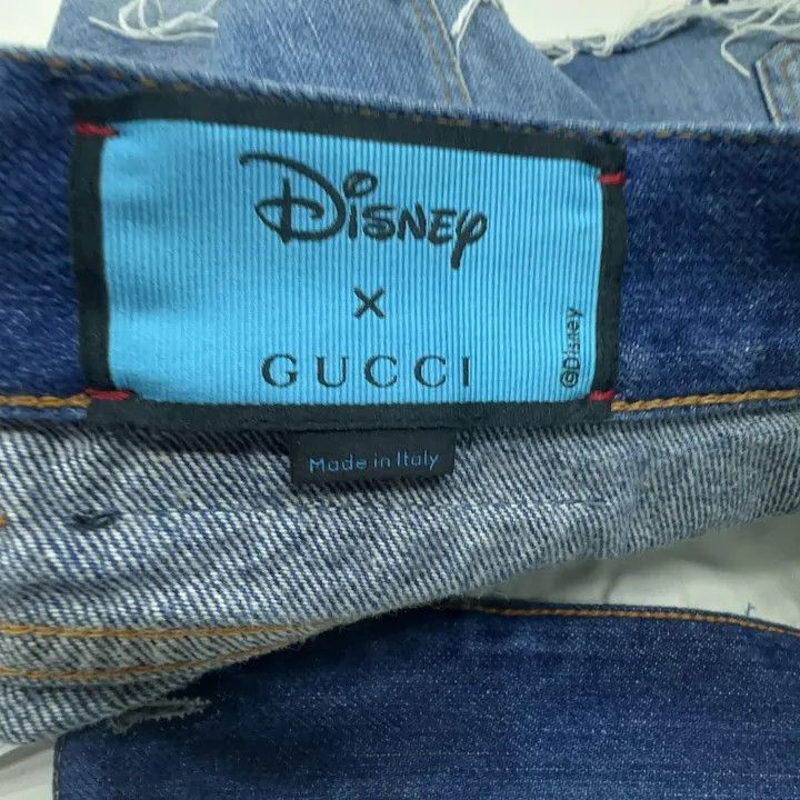 Gucci Gucci x Donald Duck Waist Denim Shorts-2507 Size 25" / US 0 / IT 36 - 4 Thumbnail