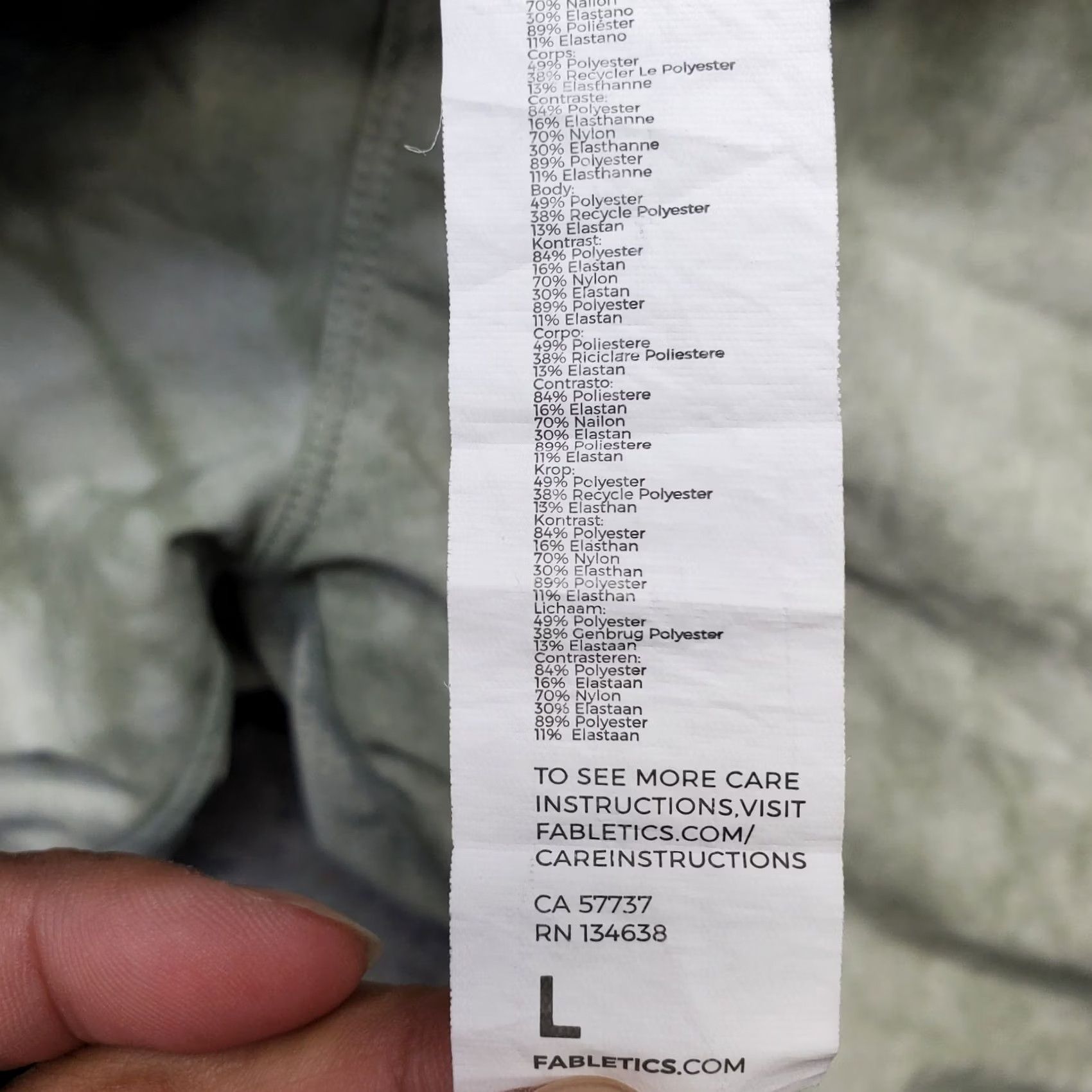 Fabletics Fabletics Shorts Mens L Multicolor Lined Side Slit Slash Pocket Elastic Waist Pull On Shirt? Size US 33 - 7 Thumbnail