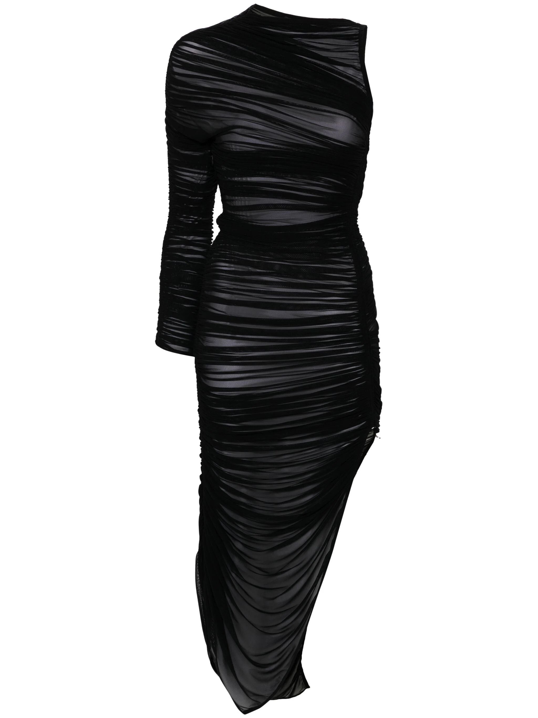 blue dress for baby girl Thierry Mugler Asymmetrical Neckline Dress main image 0
