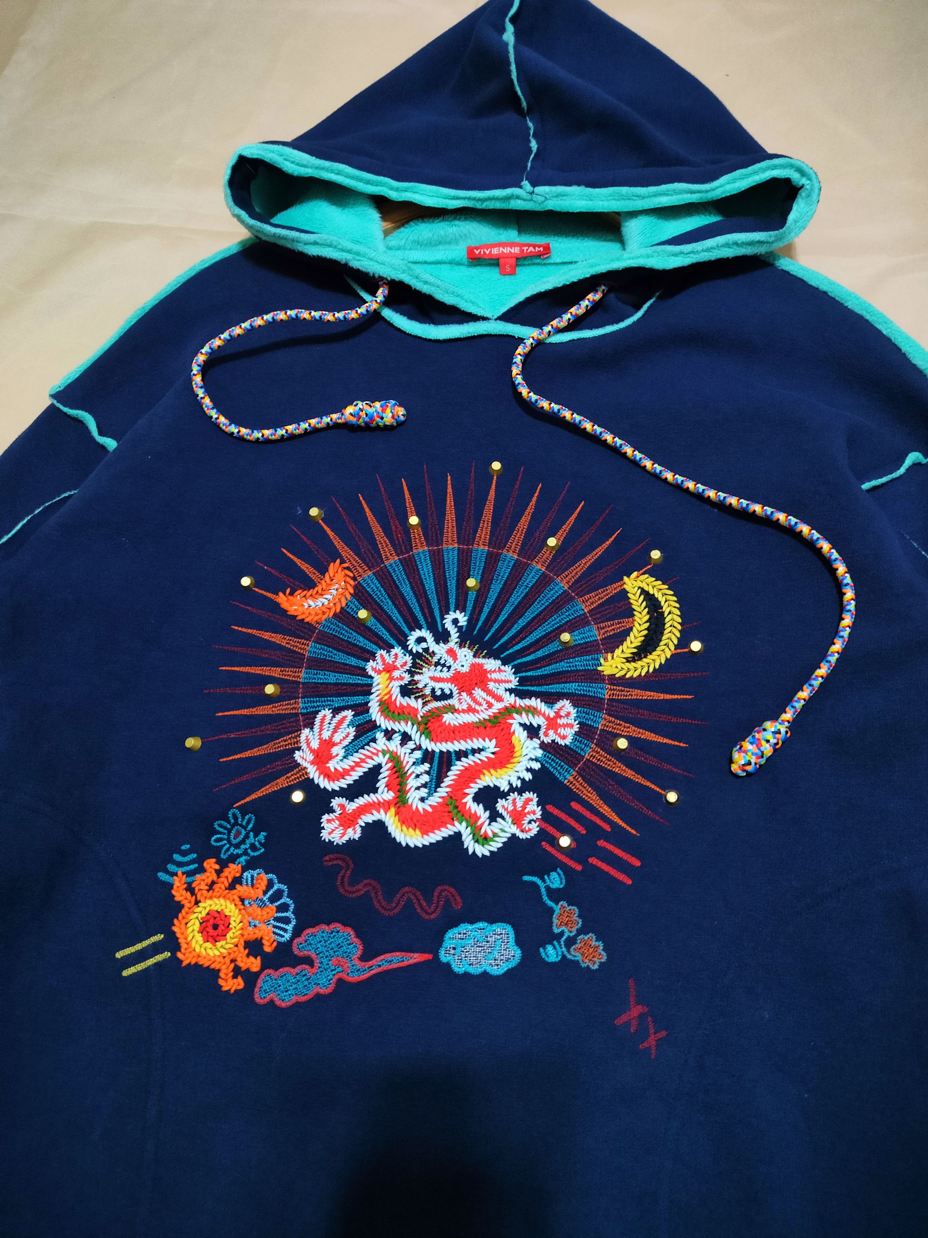 Vivienne Tam Vivienne Tam Dragon Hoodie Embroid Size S / US 4 / IT 40 - 2 Thumbnail