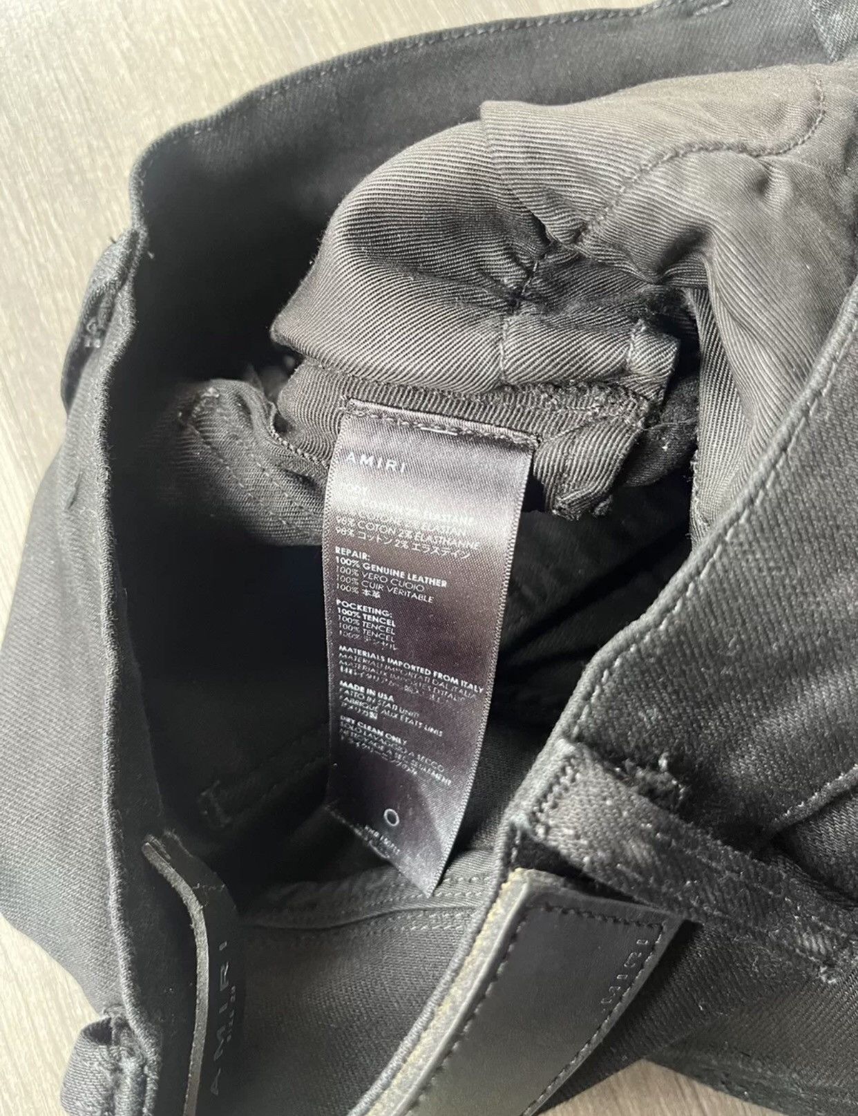 Amiri Amiri16og first generation Mx1 split leather jeans 2412- Size US 28 / EU 44 - 7 Thumbnail