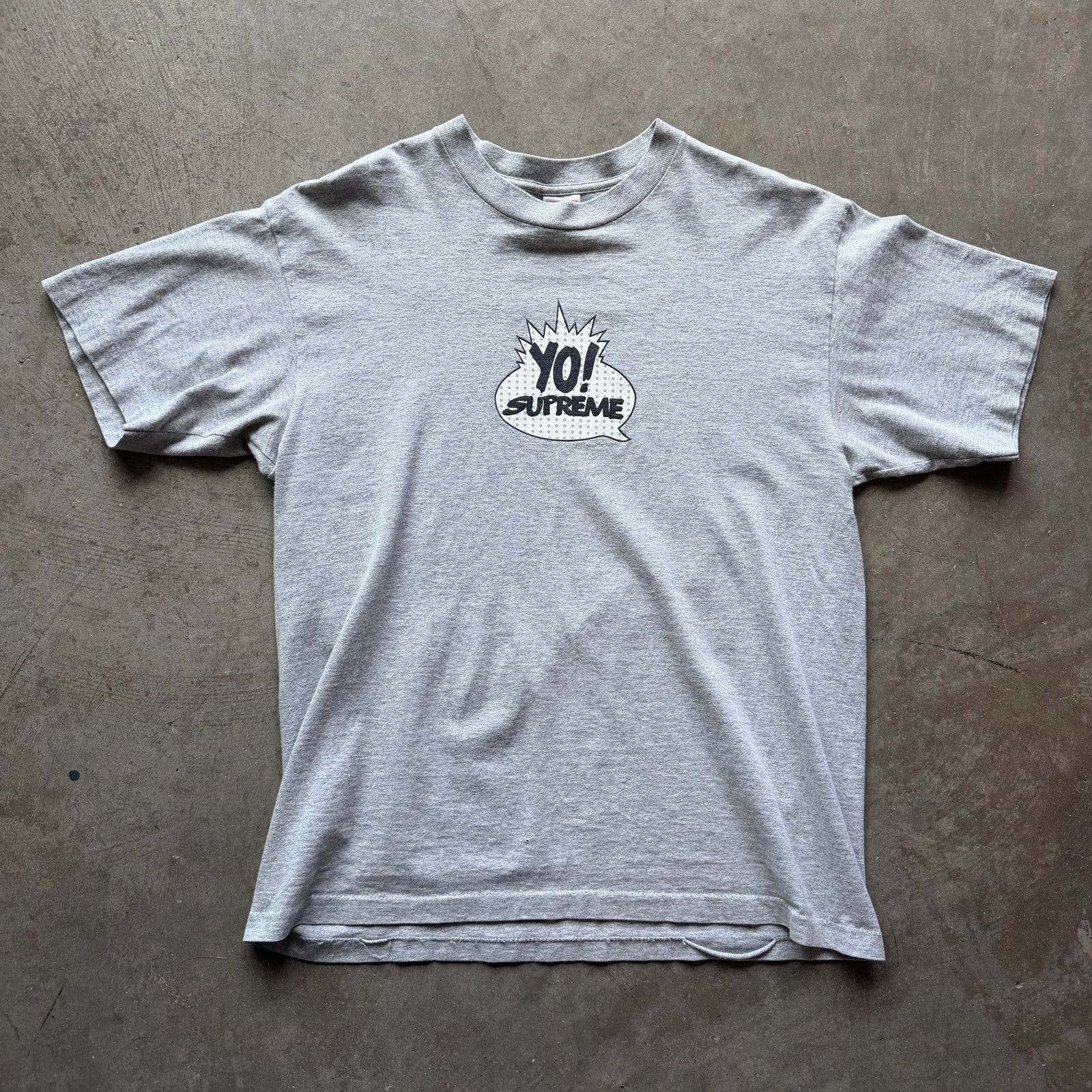 Supreme Vintage Supreme MTV Yo Tee Grey Size US L / EU 52-54 / 3 - 1 Thumbnail