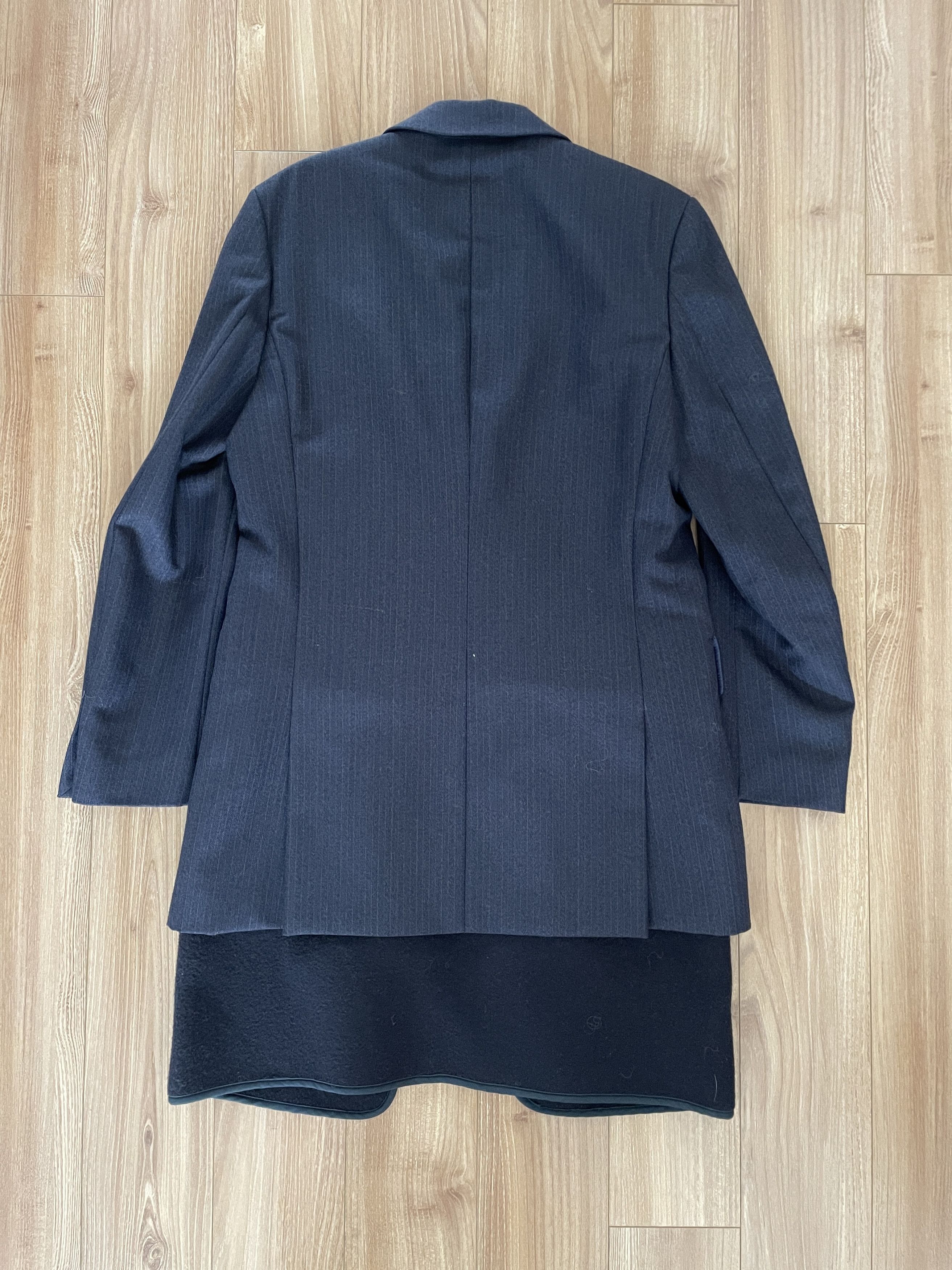 Acne Studios Acne Studios X Moon Lambswool Pinstripe Blazer Size US S / EU 44-46 / 1 - 8 Thumbnail