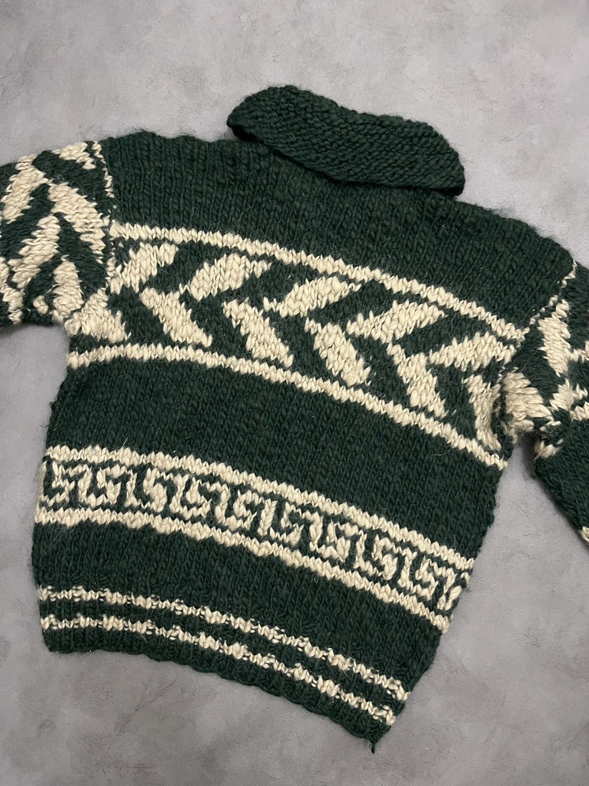 Polo Ralph Lauren Vintage 90s polo ralph lauren hand knit sweater 100% wool Size US L / EU 52-54 / 3 - 2 Thumbnail