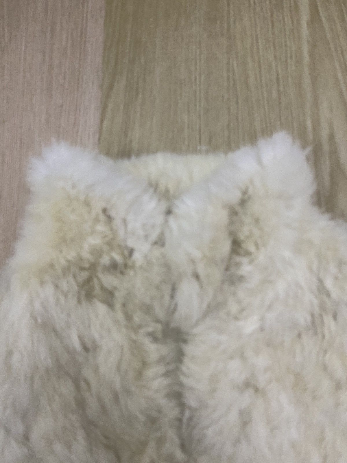 Japanese Brand × SHIPS Ships rabbit fur faux fur buttonless croptop jacket Size S / US 4 / IT 40 - 5 Thumbnail