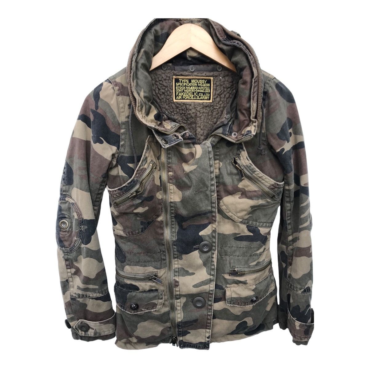 Other Moussy Women Camo Tactical Multipocket Jacket (18”X25”) Size S / US 4 / IT 40 - 6 Thumbnail