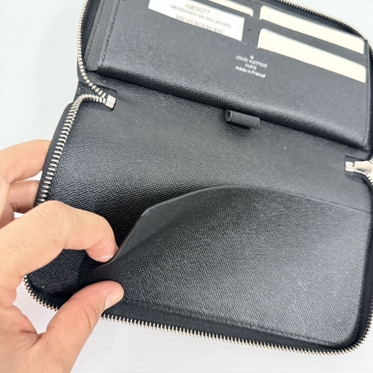 Louis Vuitton LOUIS VUITTON Damier Graphite Canvas Zippy Organizer Wallet Size ONE SIZE - 7 Thumbnail