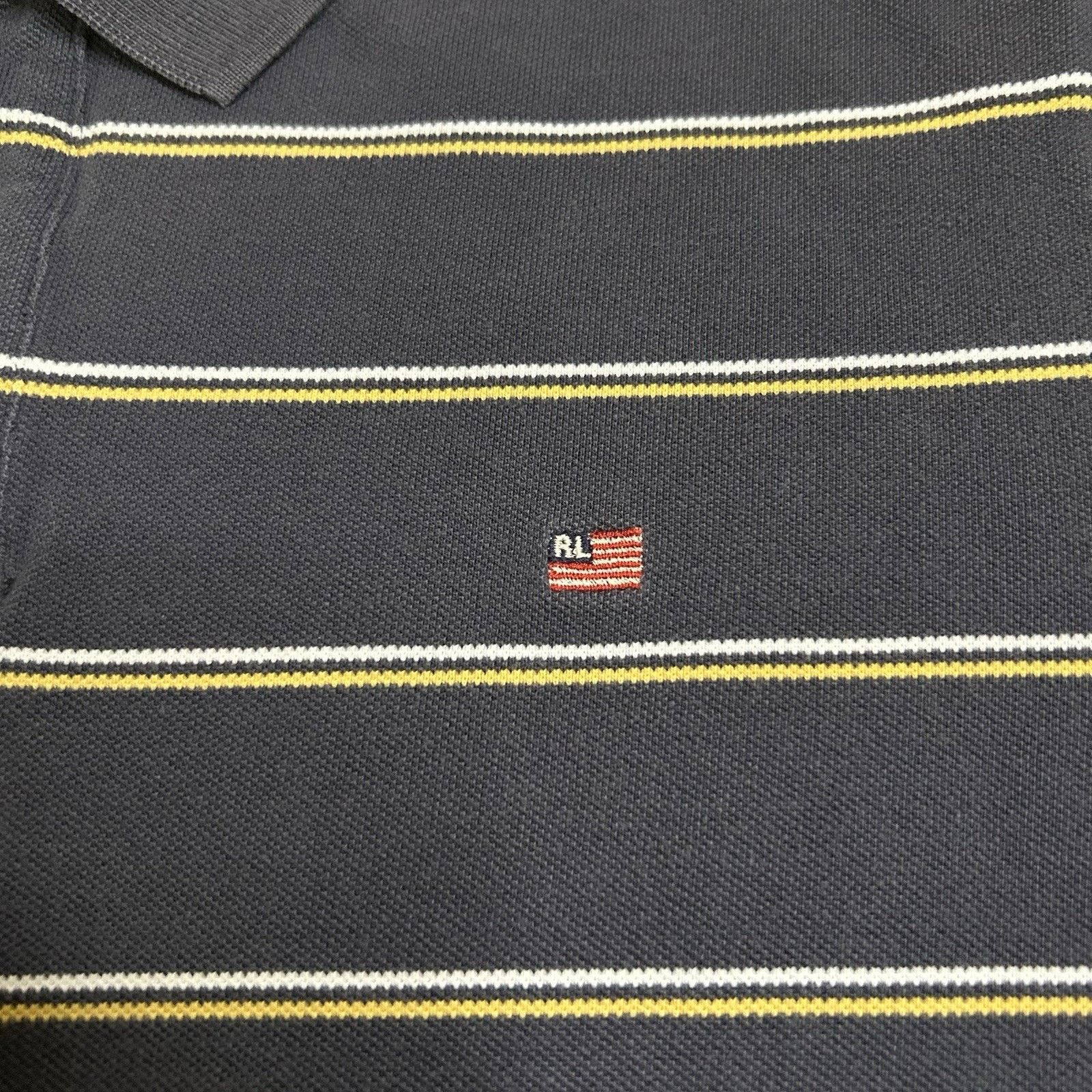 Polo Ralph Lauren Vintage Polo Jean Company Ralph Lauren Collared Striped Lg Size US L / EU 52-54 / 3 - 2 Thumbnail