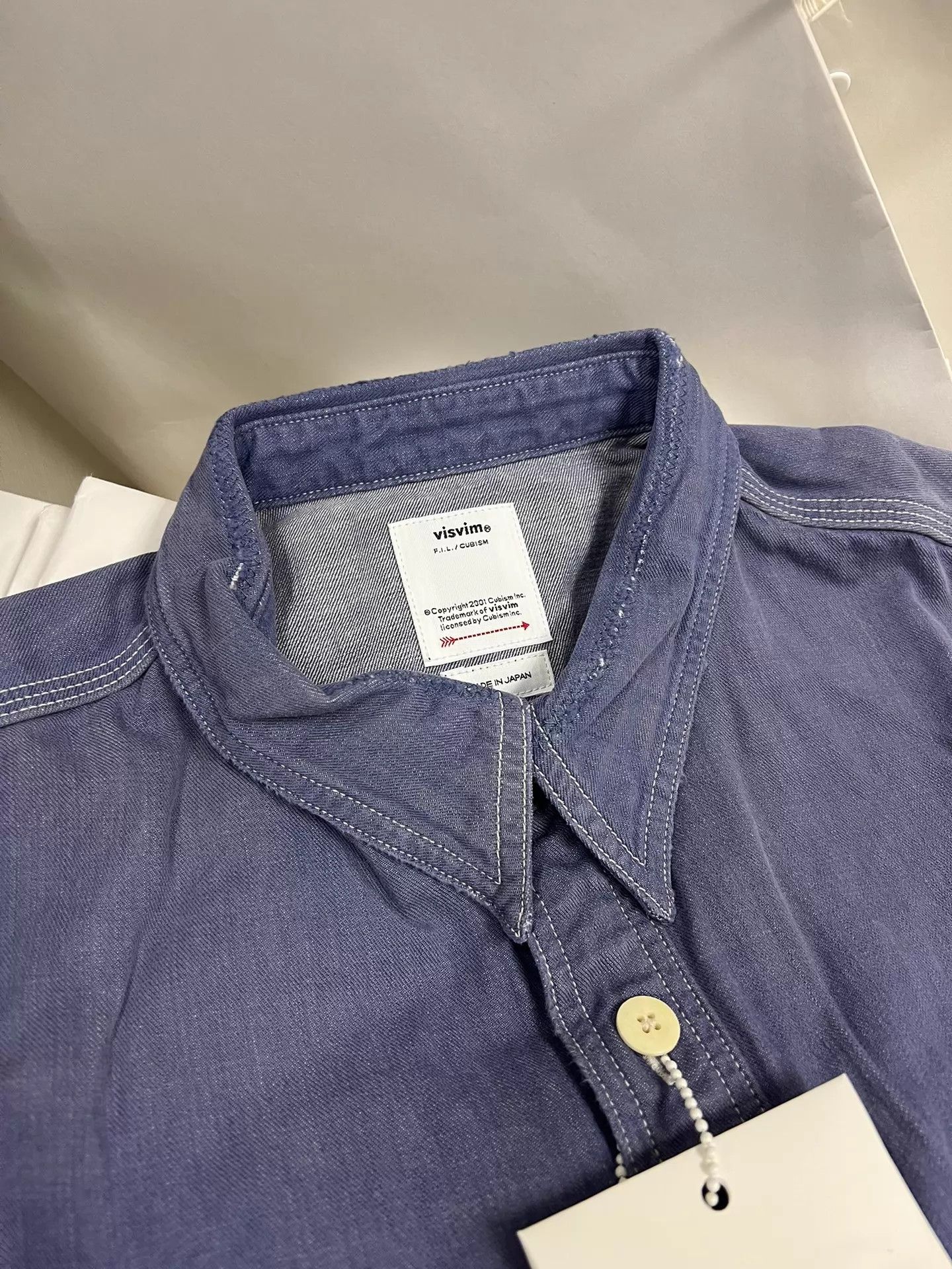 Visvim VISVIM LARRIKAN CRASH SHIRT NAVY 1 NWT (tags & bag) Size US S / EU 44-46 / 1 - 4 Thumbnail