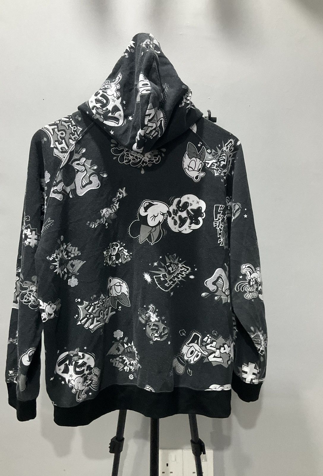 Disney Mickey Mouse Sweater Hoodie Zip Up Full Print Size US M / EU 48-50 / 2 - 2 Thumbnail