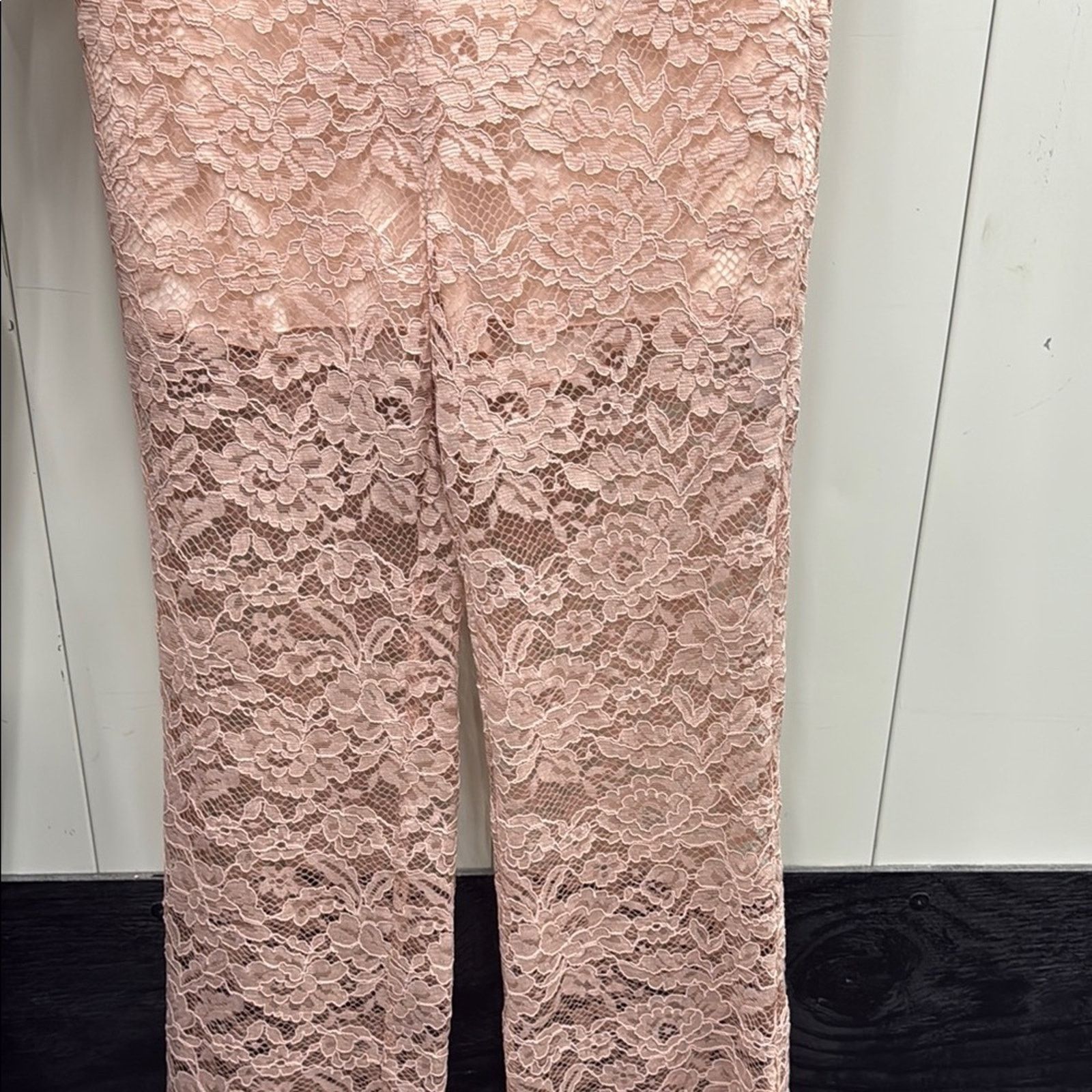 Blumarine NWT Blugirl Blush Lace Pants Size M Size 25" / US 0 / IT 36 - 3 Thumbnail