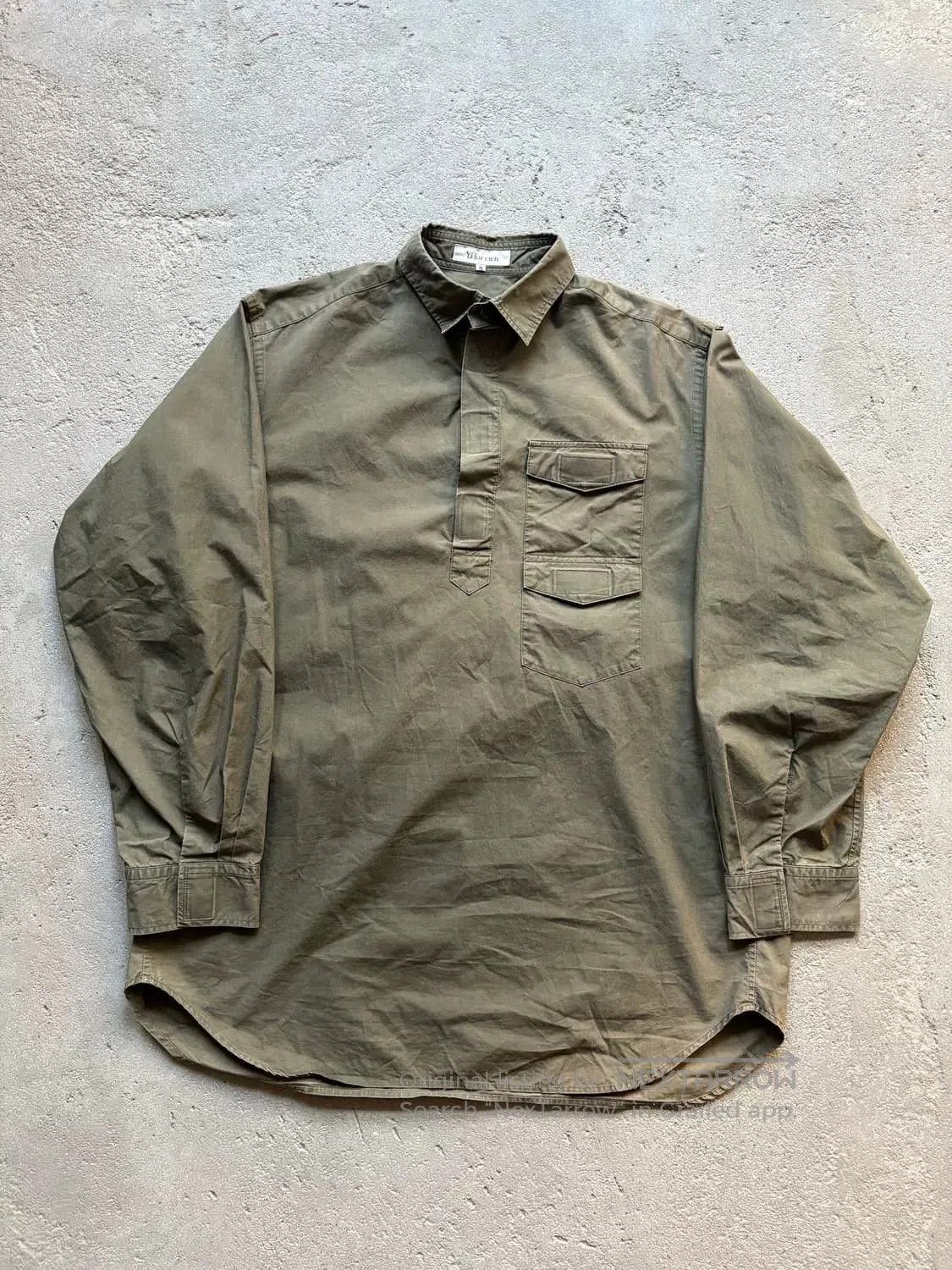 Yohji Yamamoto Yohji Yamamoto Vintage Cargo Shirt. Size US M / EU 48-50 / 2 - 2 Thumbnail