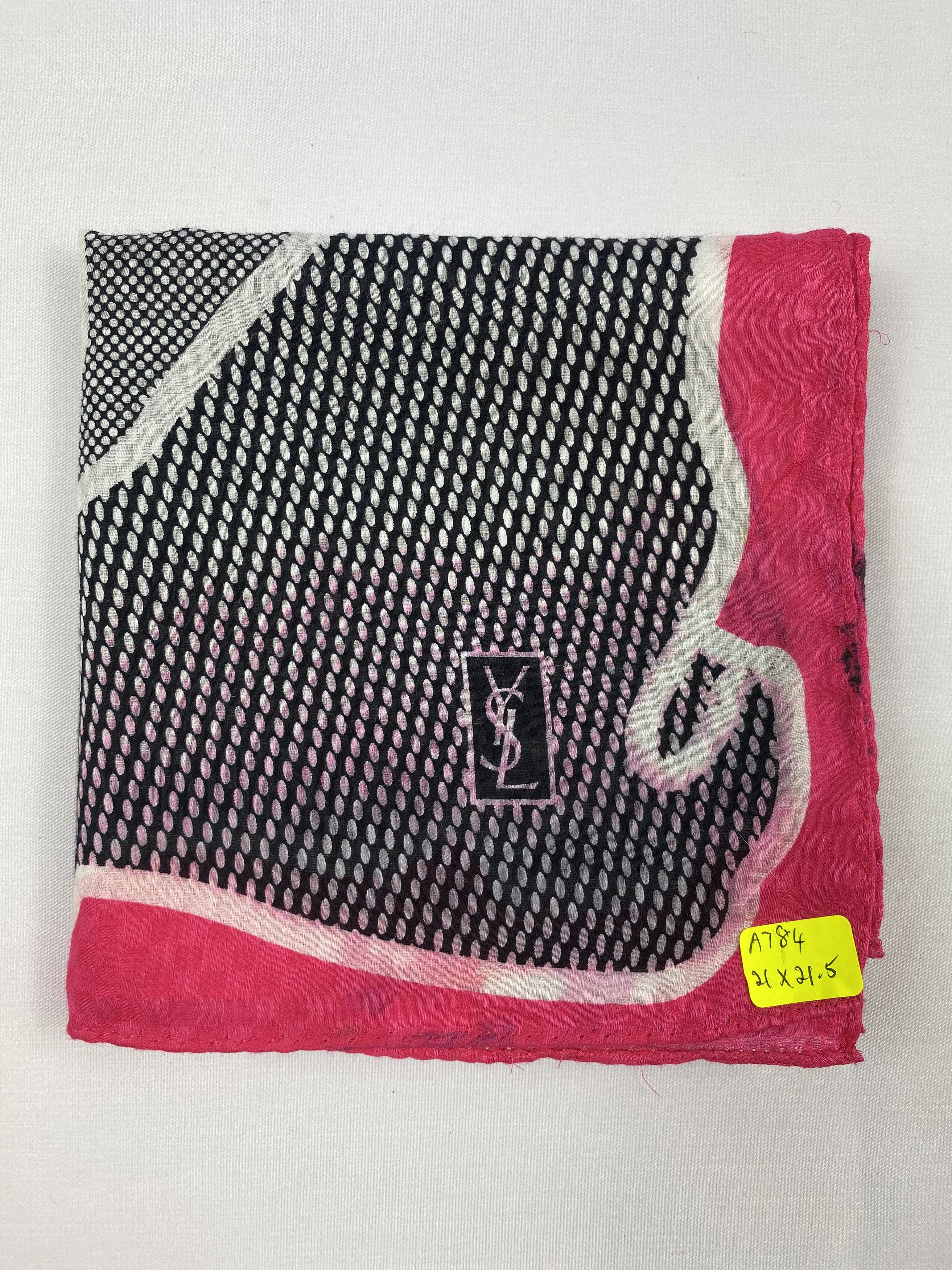 Vintage Yves Saint Laurent Handkerchief / Bandana / Neckerchief Size ONE SIZE - 7 Thumbnail