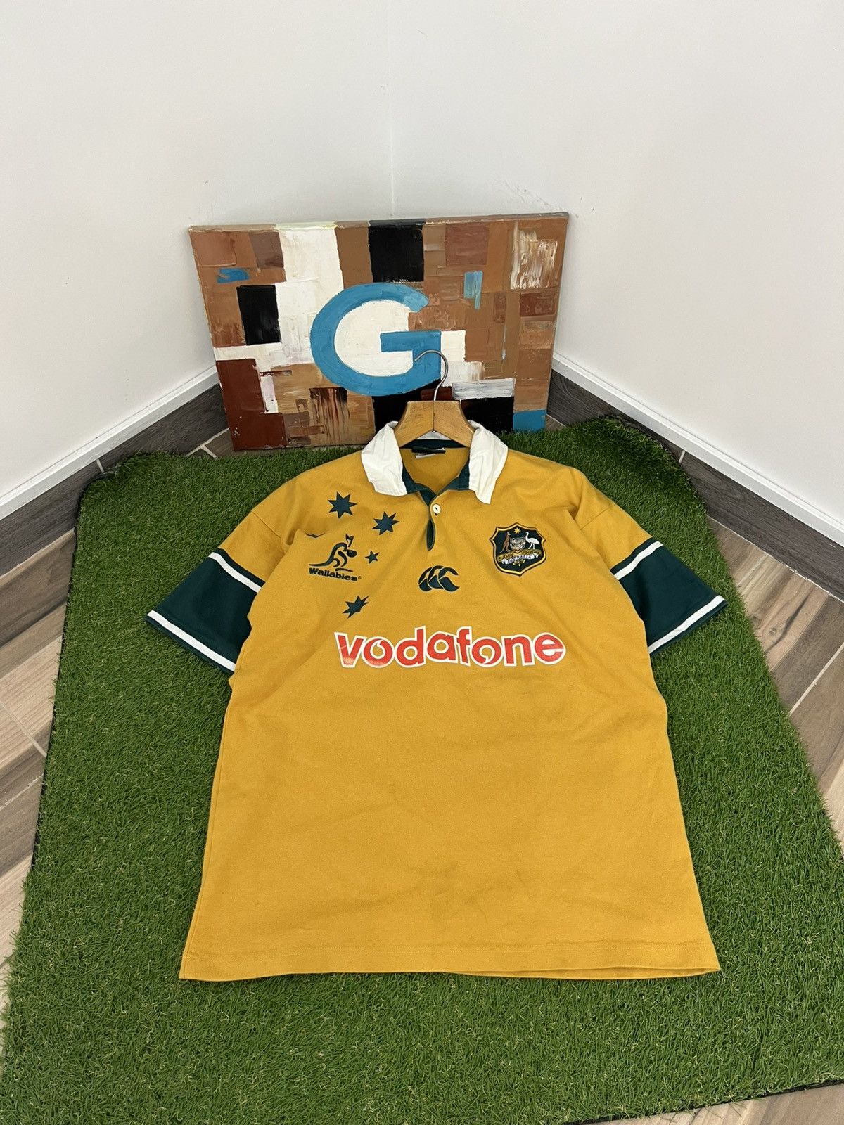 CANTERBURY ラガーシャツ 00s WALLABIES Vodafone - メルカリ