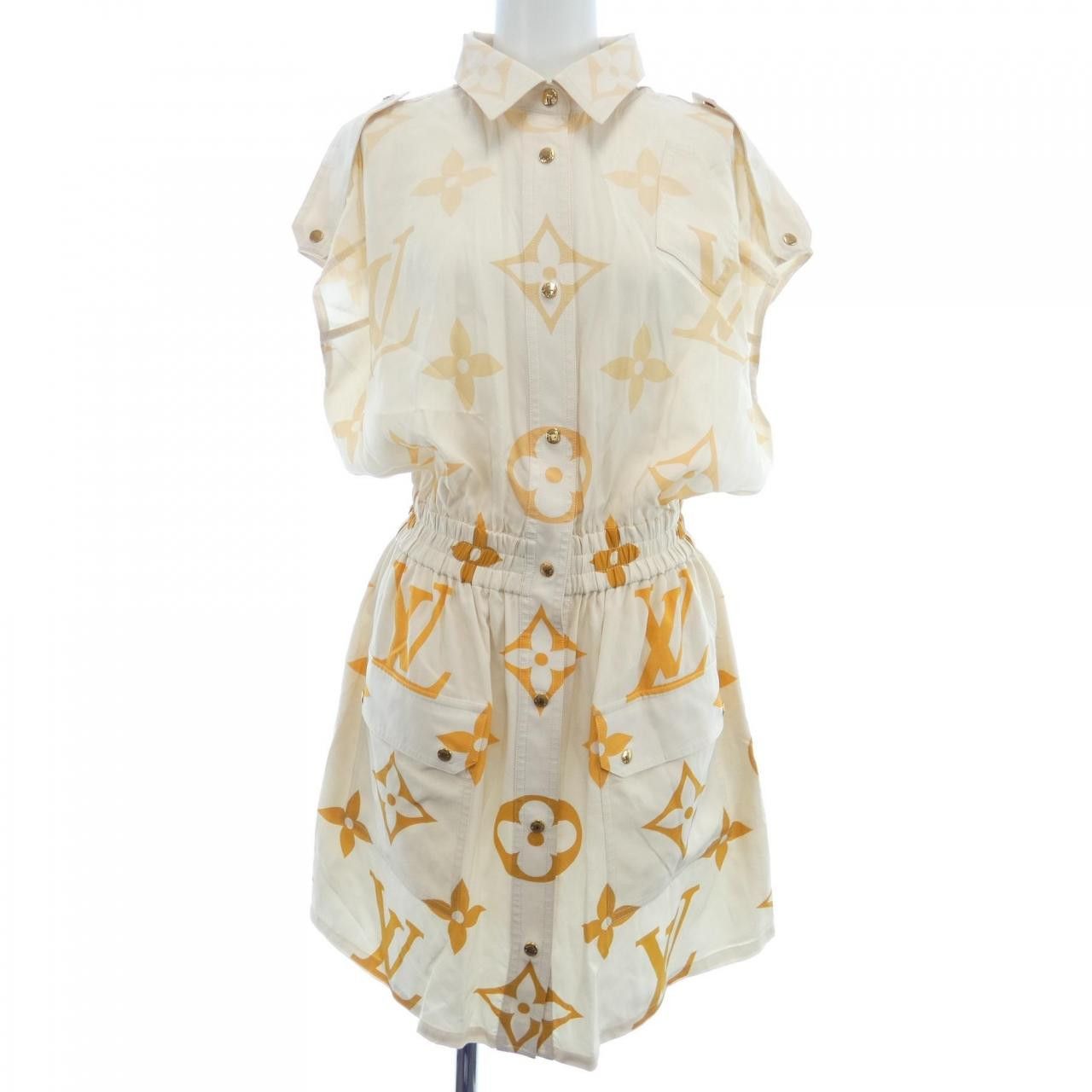 Louis Vuitton Louis Vuitton Louis Vuitton 100% Silk Dress Others Dresses FLDR03DI6 DUTY FREE for USA Size ONE SIZE - 1 Thumbnail
