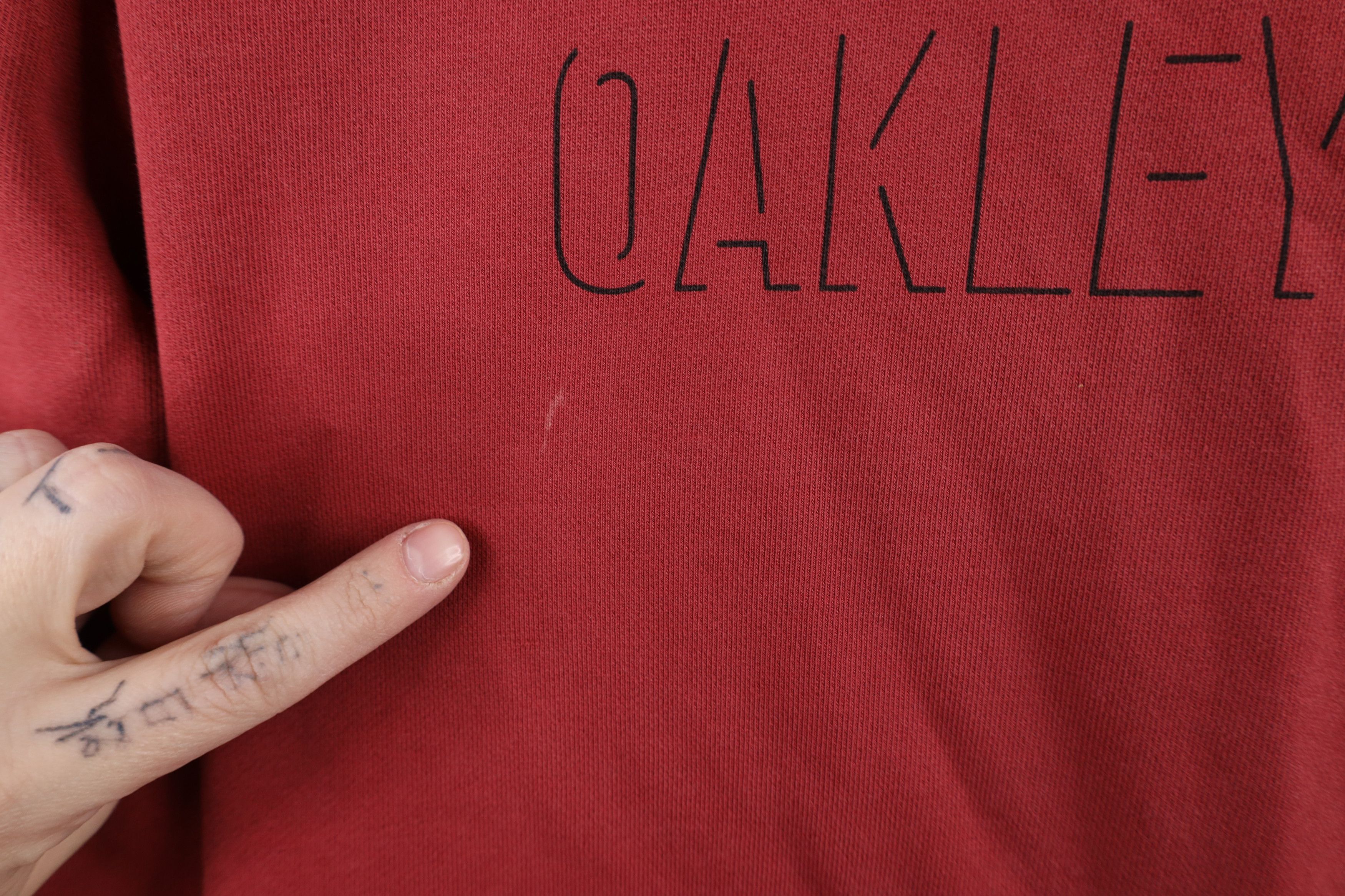 Oakley × Vintage Vintage Y2K Oakley Spell Out Shade French Terry Sweatshirt Size US L / EU 52-54 / 3 - 5 Thumbnail