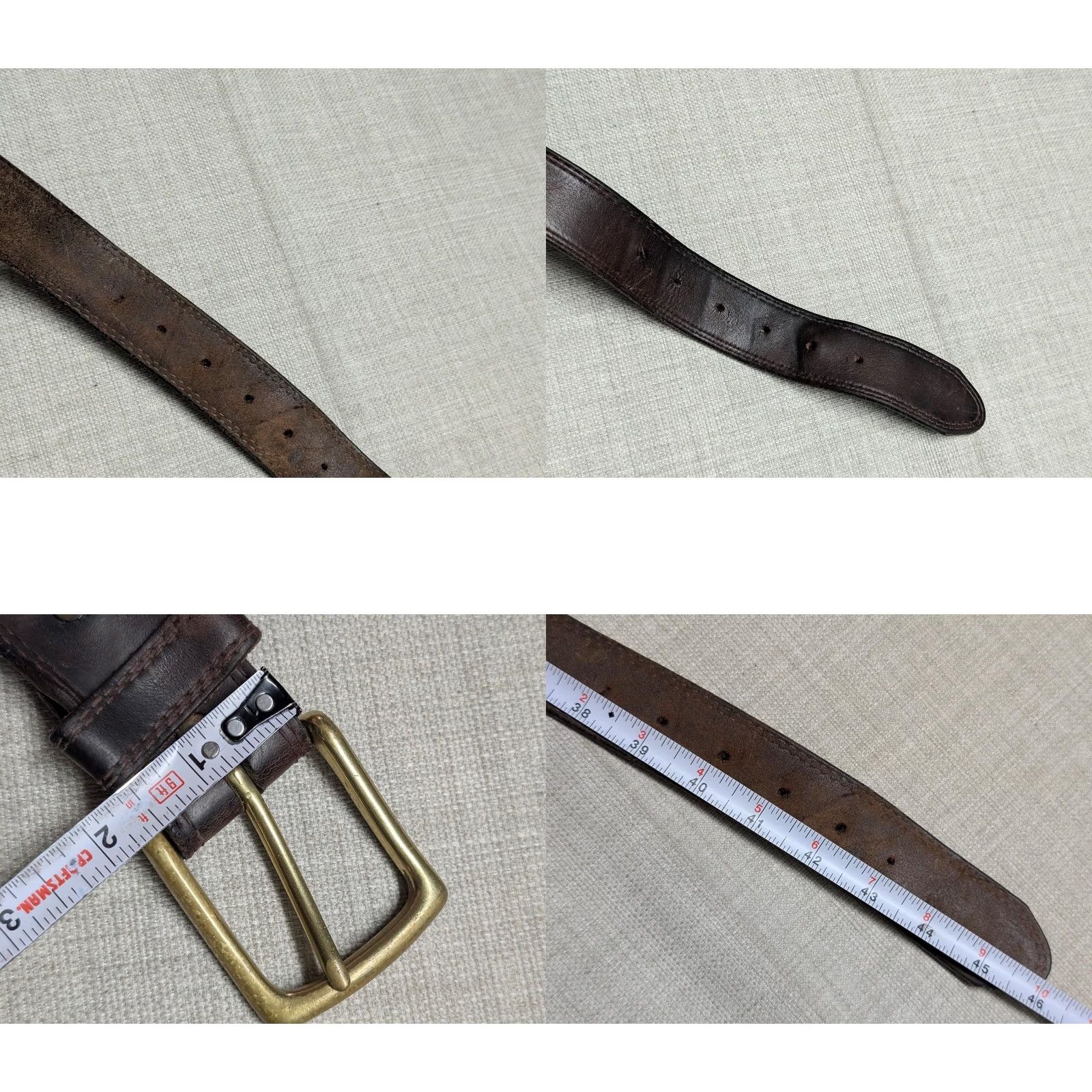 Vintage VINTAGE Red Wing Shoes belt Western 40 brown cowhide leather belt Mens Size 40 - 8 Thumbnail
