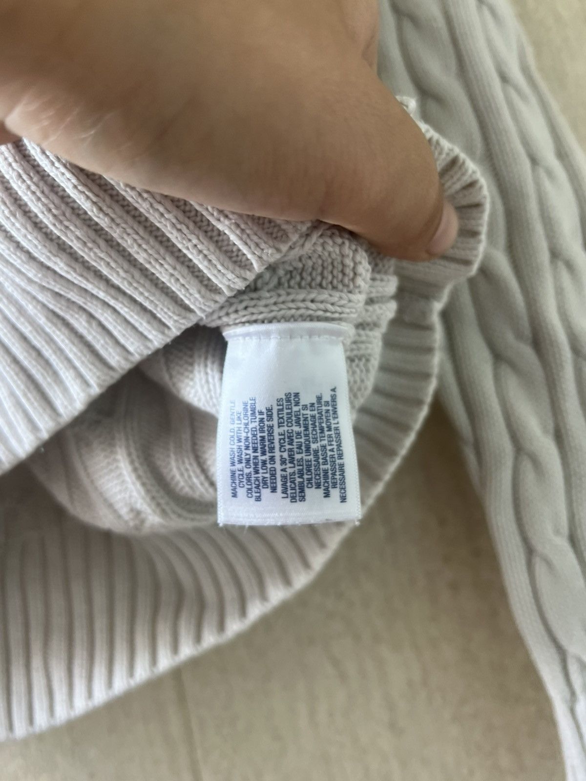 Ralph Lauren Vintage 90s Polo Ralph Lauren Sweater Cable Knit Jumper Size US S / EU 44-46 / 1 - 5 Thumbnail