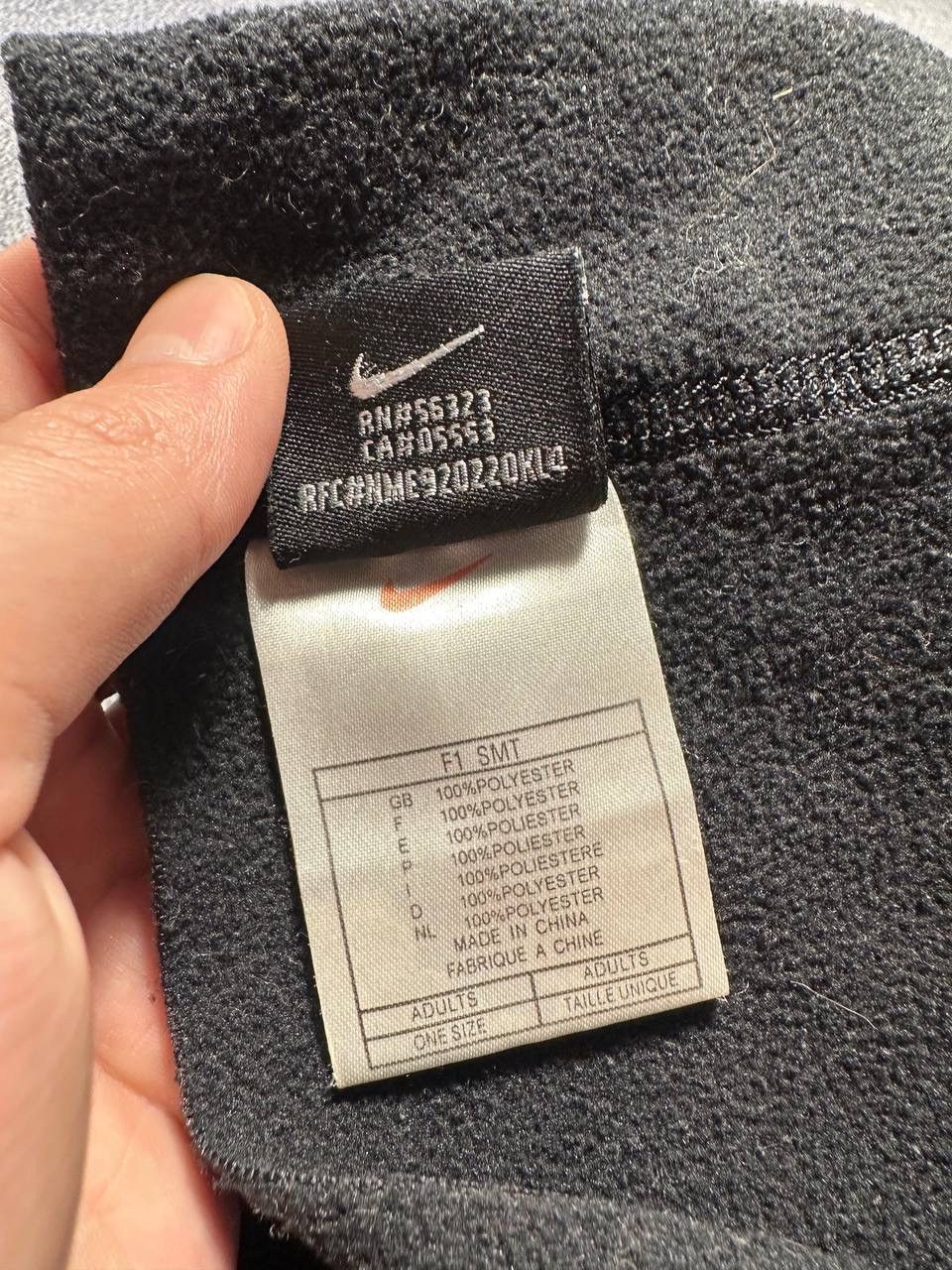 Nike × Vintage Vintage Nike Scarf black 00s Size ONE SIZE - 5 Thumbnail