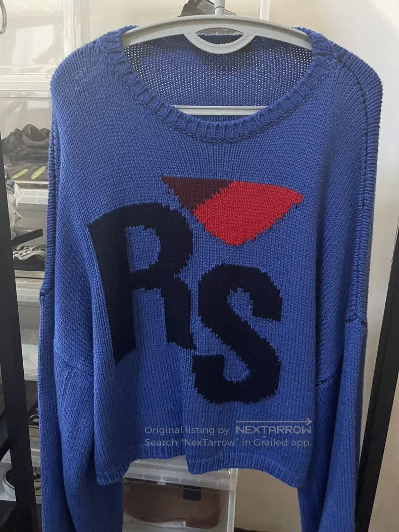 Raf Simons Raf Simons The same blue RS sweater Size US M / EU 48-50 / 2 - 1 Thumbnail