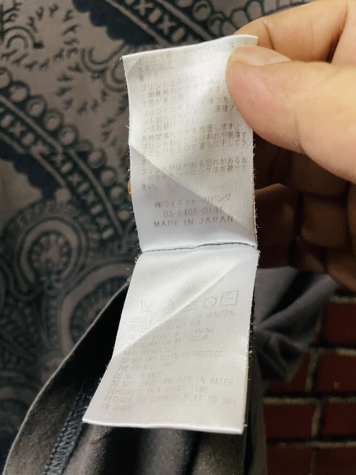 Yohji Yamamoto YOHJI YAMAMOTO Ys FOR LIVING BANDANA PRINTED SHIRRS Size L / US 10 / IT 46 - 8 Thumbnail