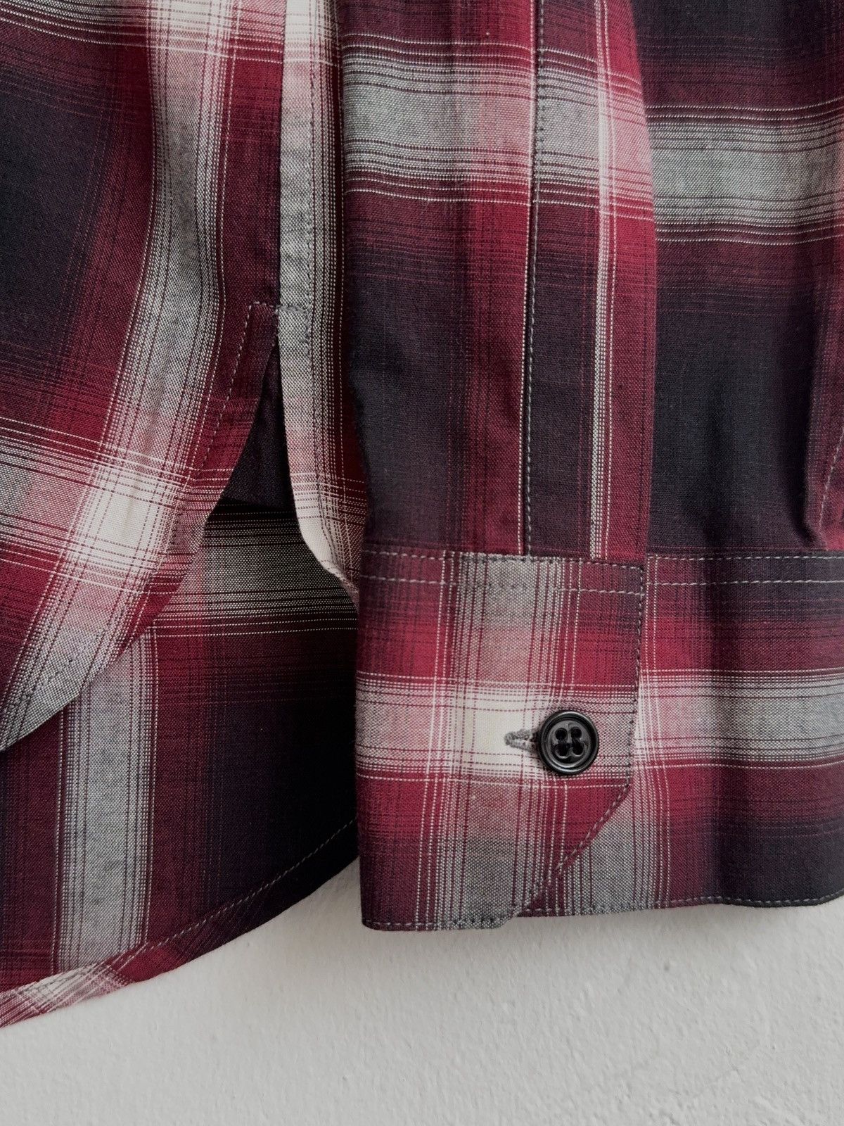 Saint Laurent Paris 2014 Saint Laurent Hedi Slimane era Check Shirt Size US M / EU 48-50 / 2 - 4 Thumbnail
