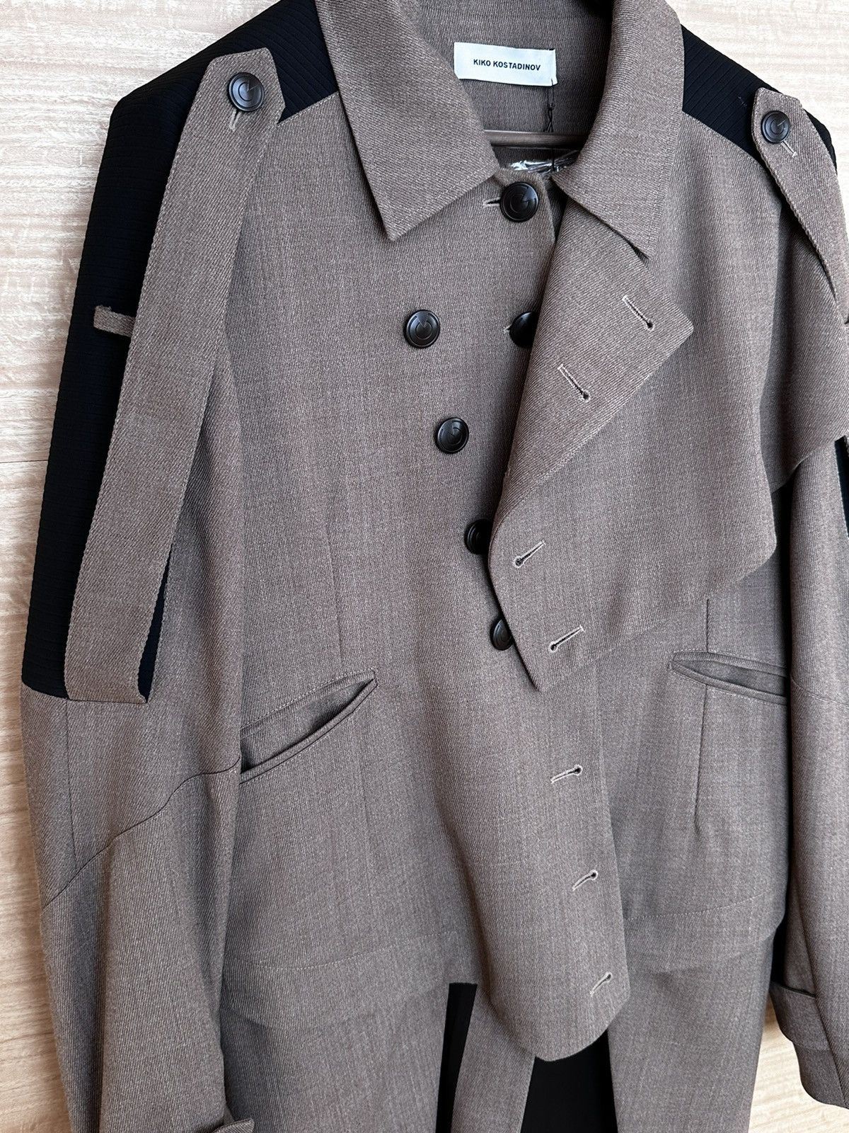 kiko kostadinov maiden peacoat 21AW 46（Kiko Kostadinov Kiko