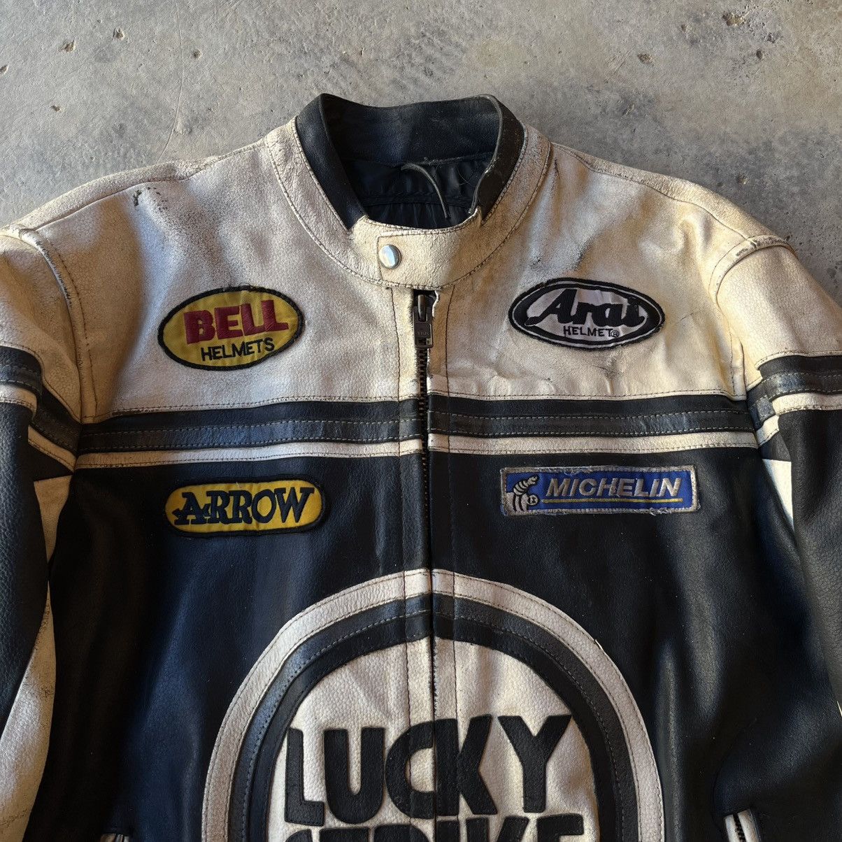Vintage VINTAGE LUCKY STRIKE LEATHER JACKET🏍️ Size US M / EU 48-50 / 2 - 5 Thumbnail