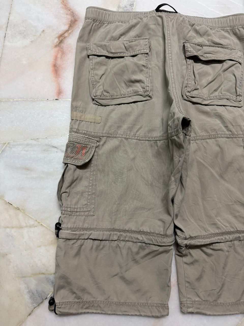 KMRii RARE⚡️VINTAGE 90's T&C SURF JORTS / 3QUARTERS CARGO BEIGE Size US 34 / EU 50 - 19 Thumbnail