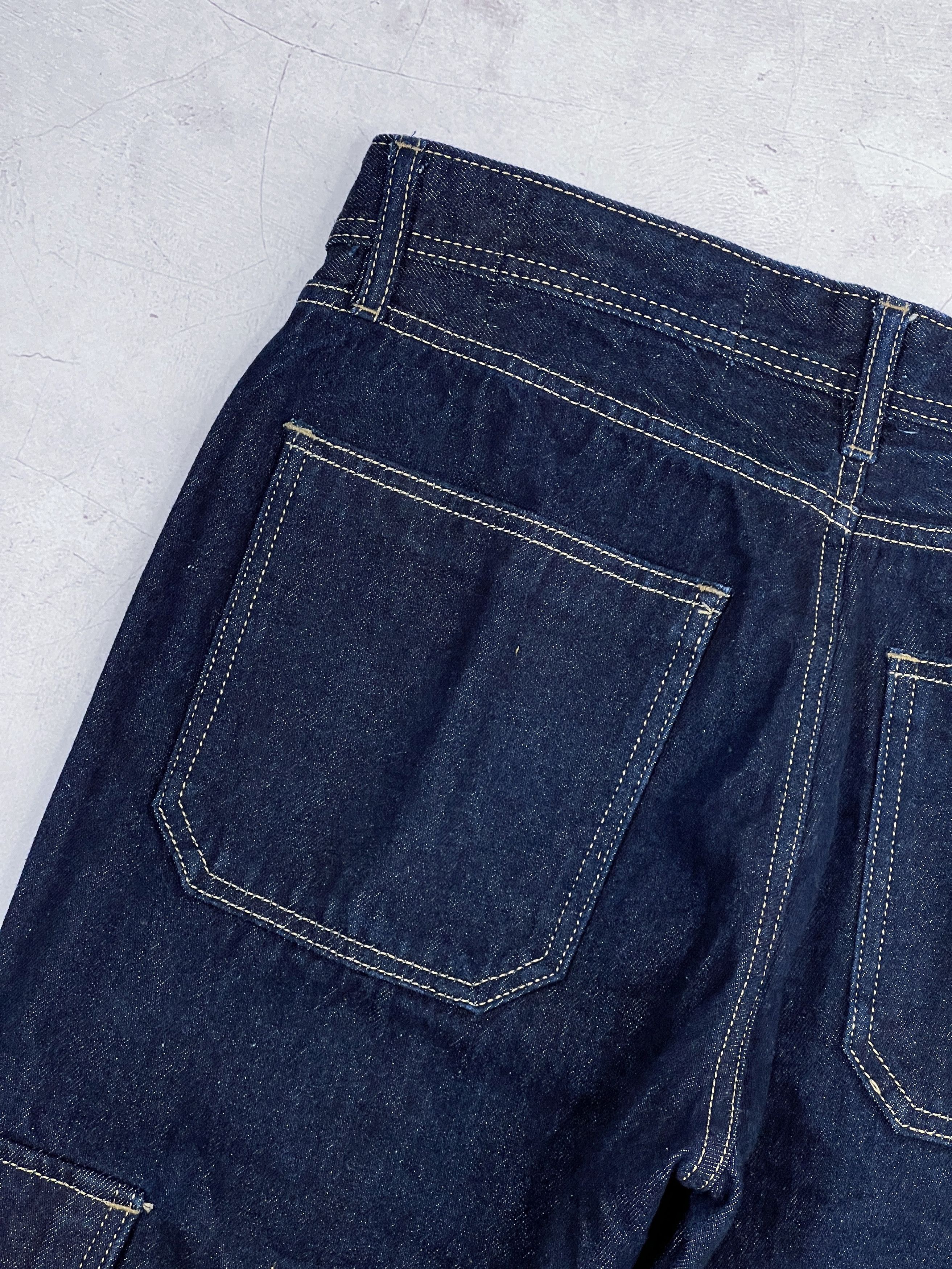 Blue Blue Japan × Japan Blue × Japanese Brand Blue Way Japanese Indigo Denim Cargo Pants Size US 32 / EU 48 - 12 Thumbnail