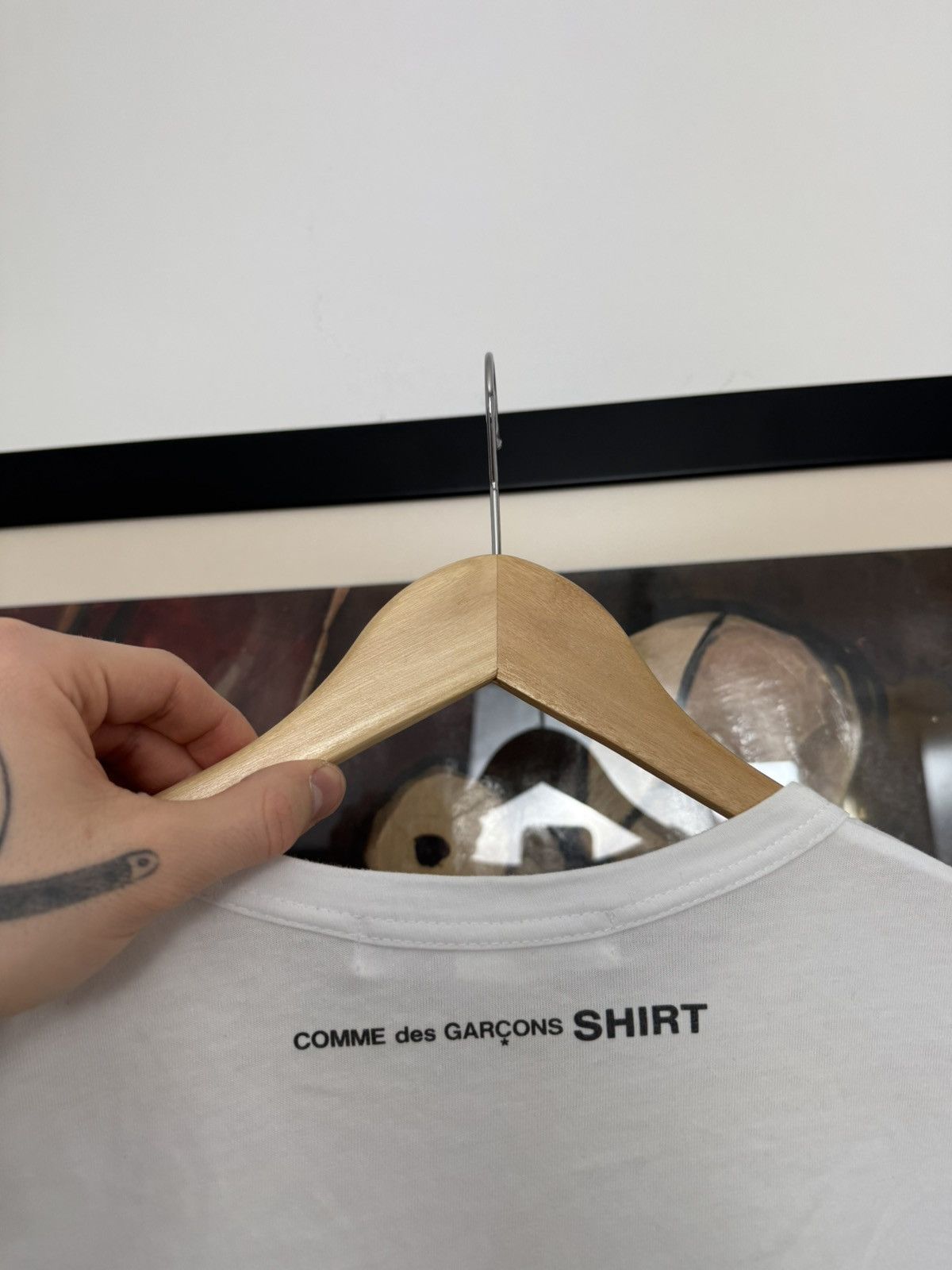 Comme des Garcons Comme Des Garcons Shirt Mini Logo Japanese Tee Streetwear Size US M / EU 48-50 / 2 - 3 Thumbnail
